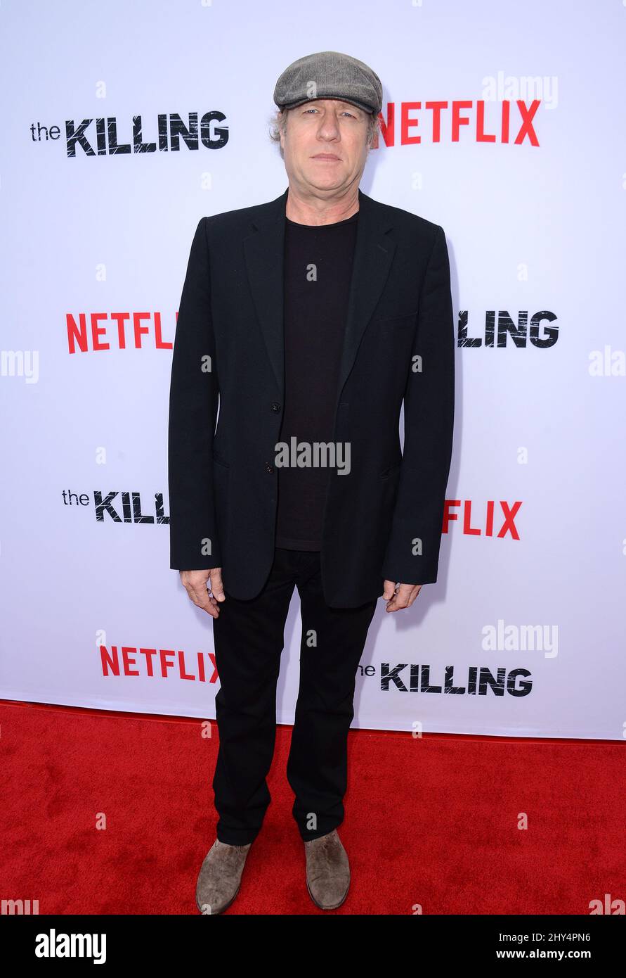 Gregg Henry asistiendo al estreno de la temporada 4 de 'The Killing' celebrado en el Arclight Hollywood en Los Ángeles, Estados Unidos. Foto de stock