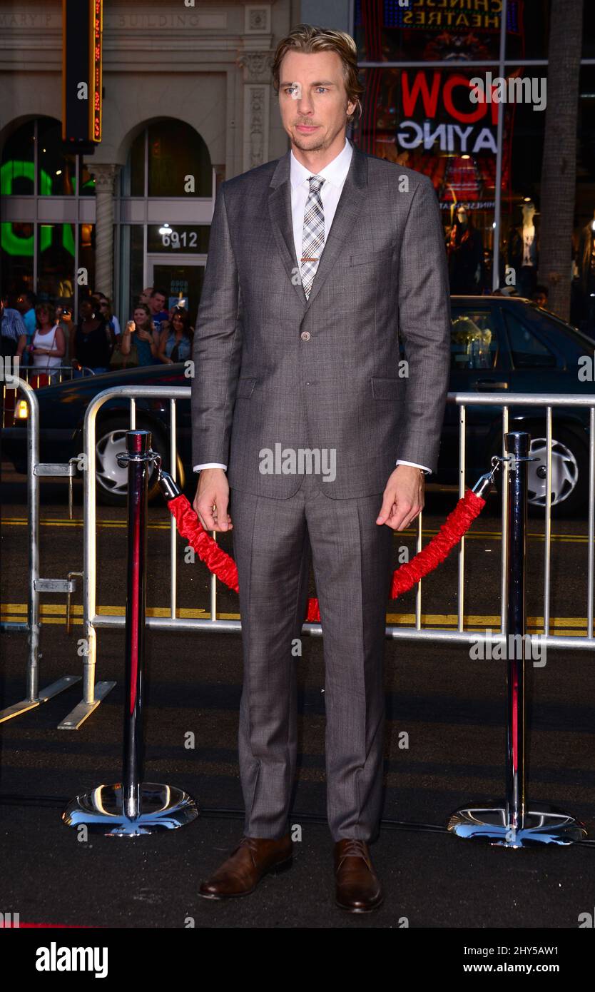 Dax Shepard asiste al estreno de 'This is Where I Leave you' en Los Ángeles Foto de stock