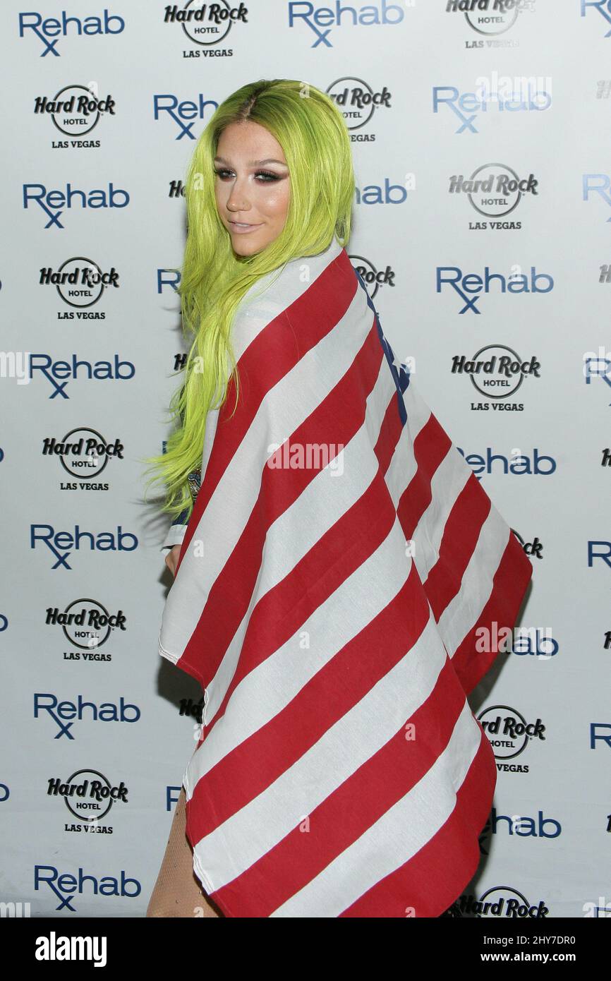 Representación de fin de semana del Día de la Independencia de Kesha en  REHAB, Hard Rock Hotel & Casino Fotografía de stock - Alamy
