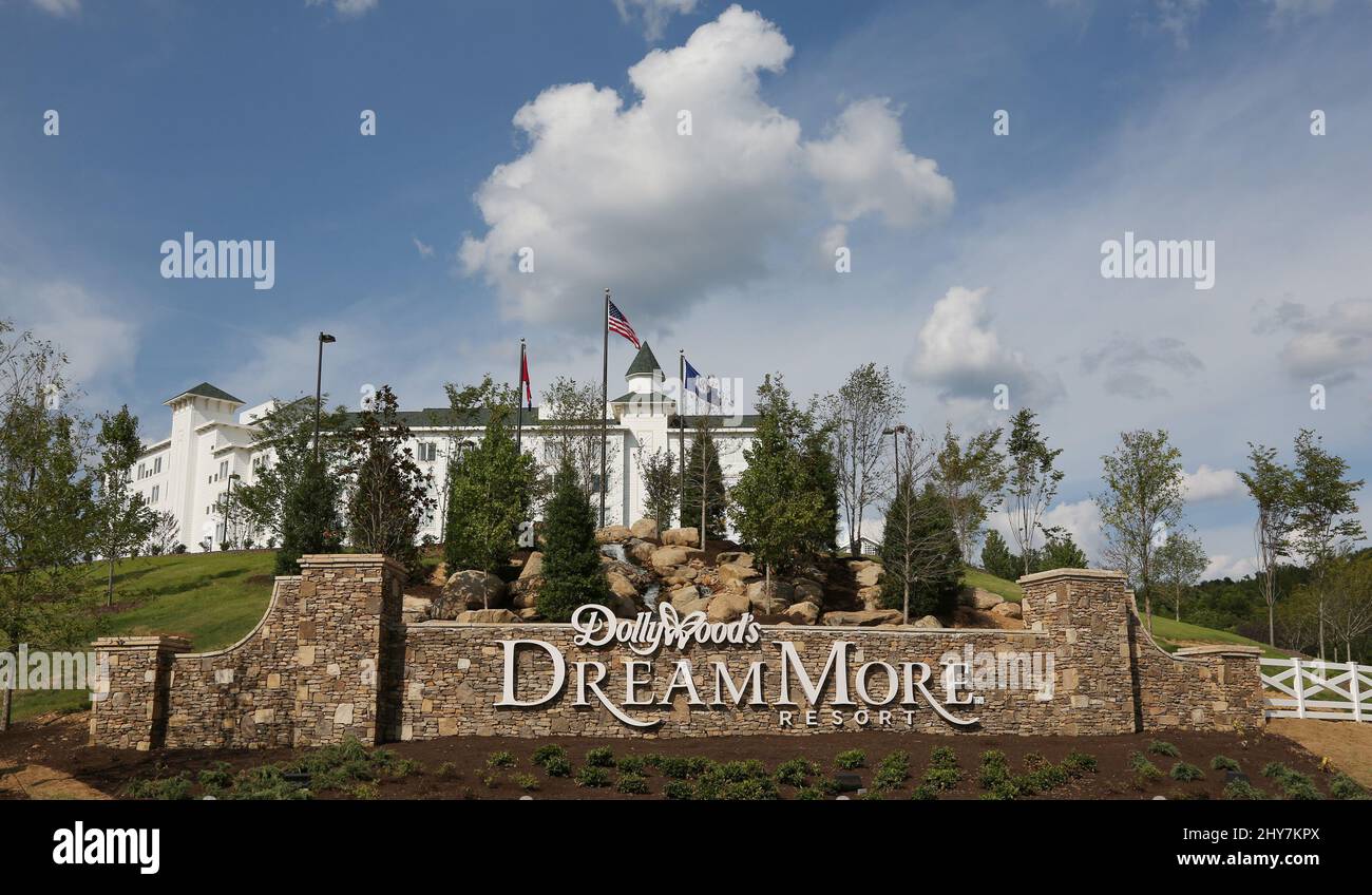 Vistas generales del complejo DreamMore de Dollywood Foto de stock