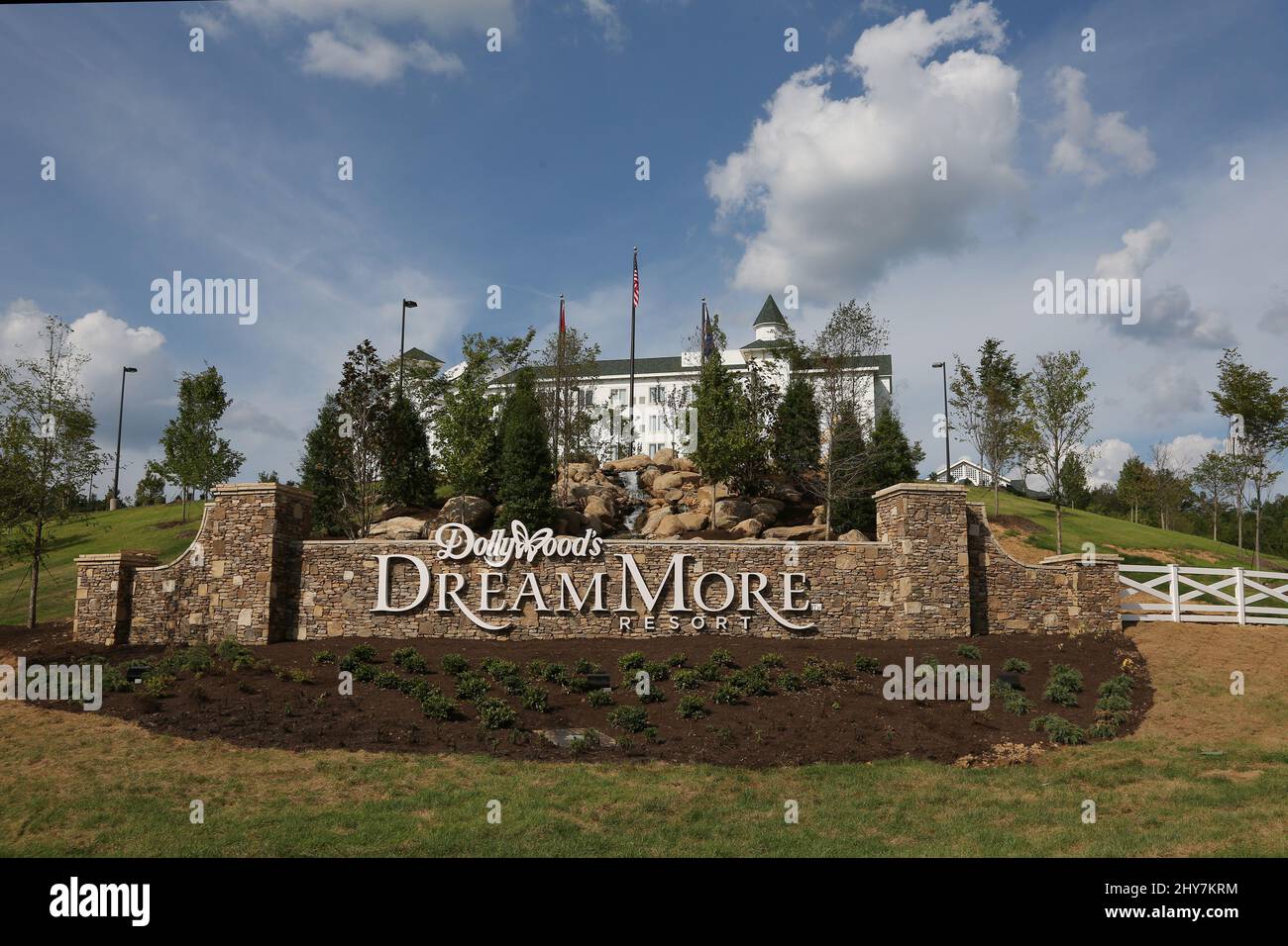 Vistas generales del complejo DreamMore de Dollywood Foto de stock