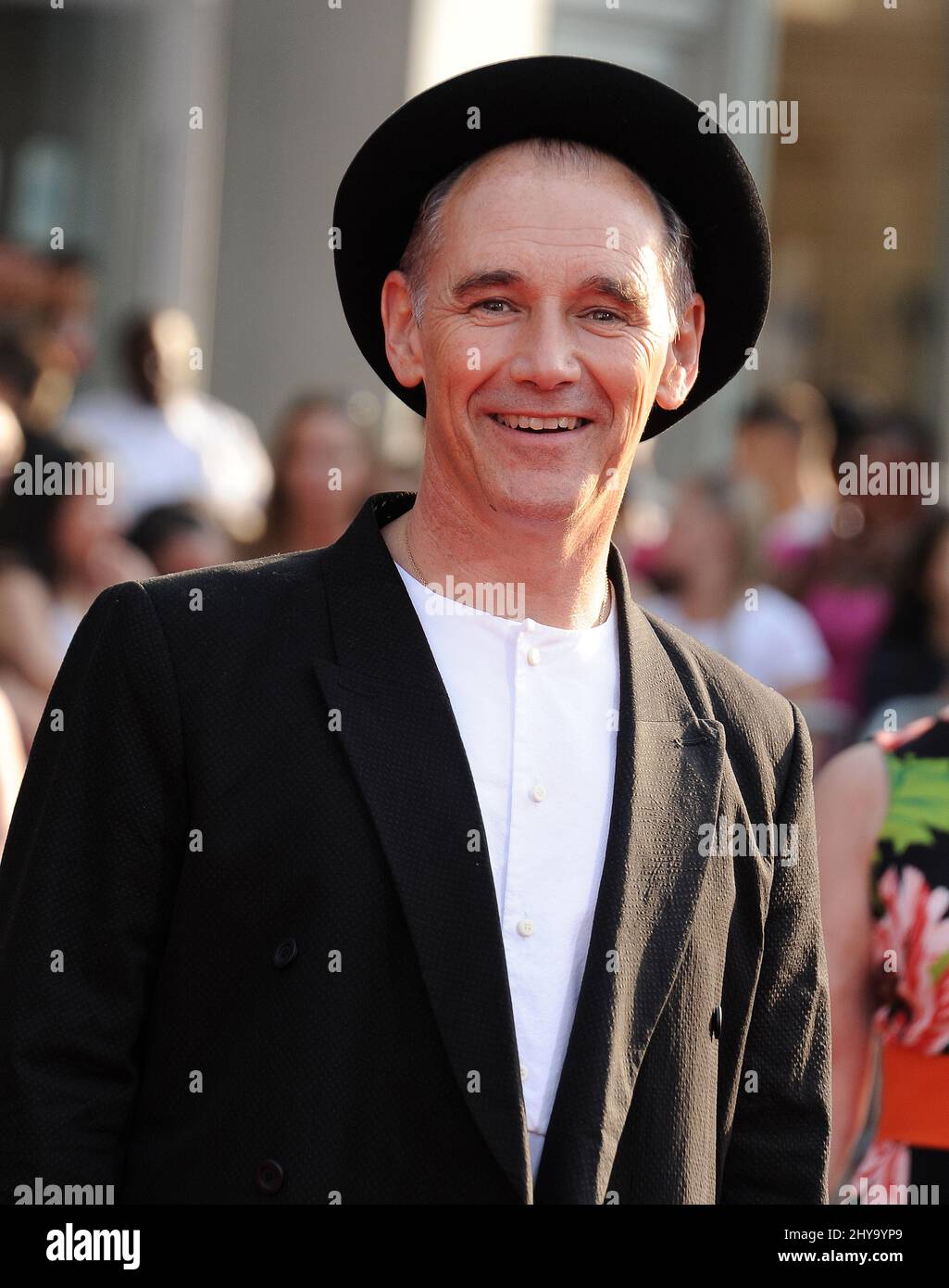 Mark Rylance asiste al estreno de 'The BFG' en Los Ángeles. Foto de stock