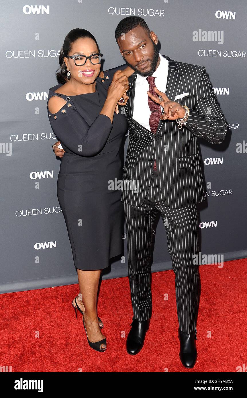 Oprah Winfrey, Kofi Sirimoe asiste al estreno 'Queen Sugar' celebrado en  Warner Bros. Studios Fotografía de stock - Alamy