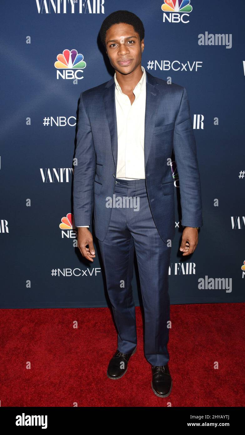 Ephraim Sykes llega a la NBC y la Feria de la Vanidad con la temporada de TV 2016-2017 celebrada en Neuehouse Hollywood Foto de stock