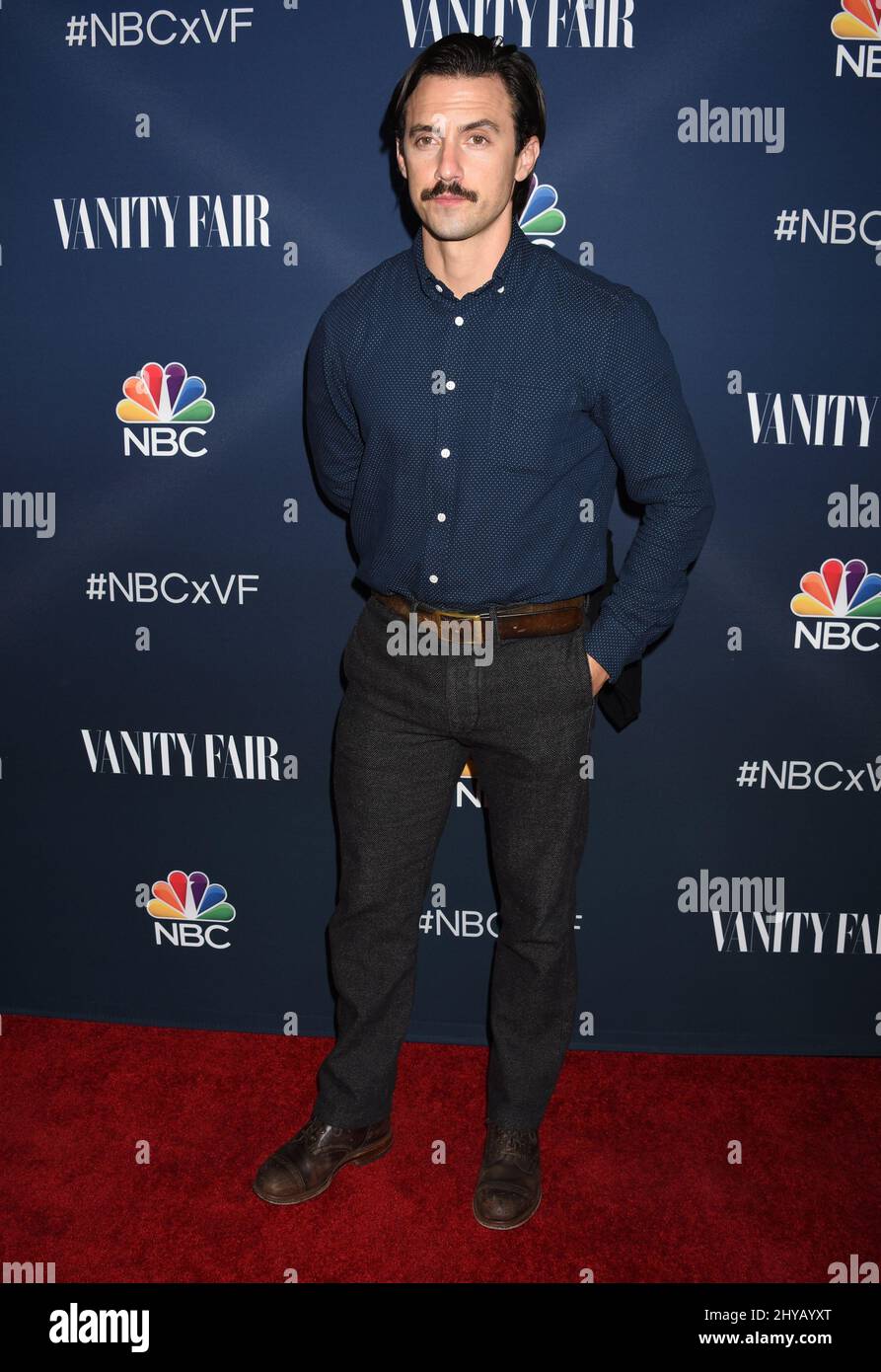 Milo Ventimiglia llega a la NBC y la Feria de la Vanidad con la temporada de TV 2016-2017 celebrada en Neuehouse Hollywood Foto de stock