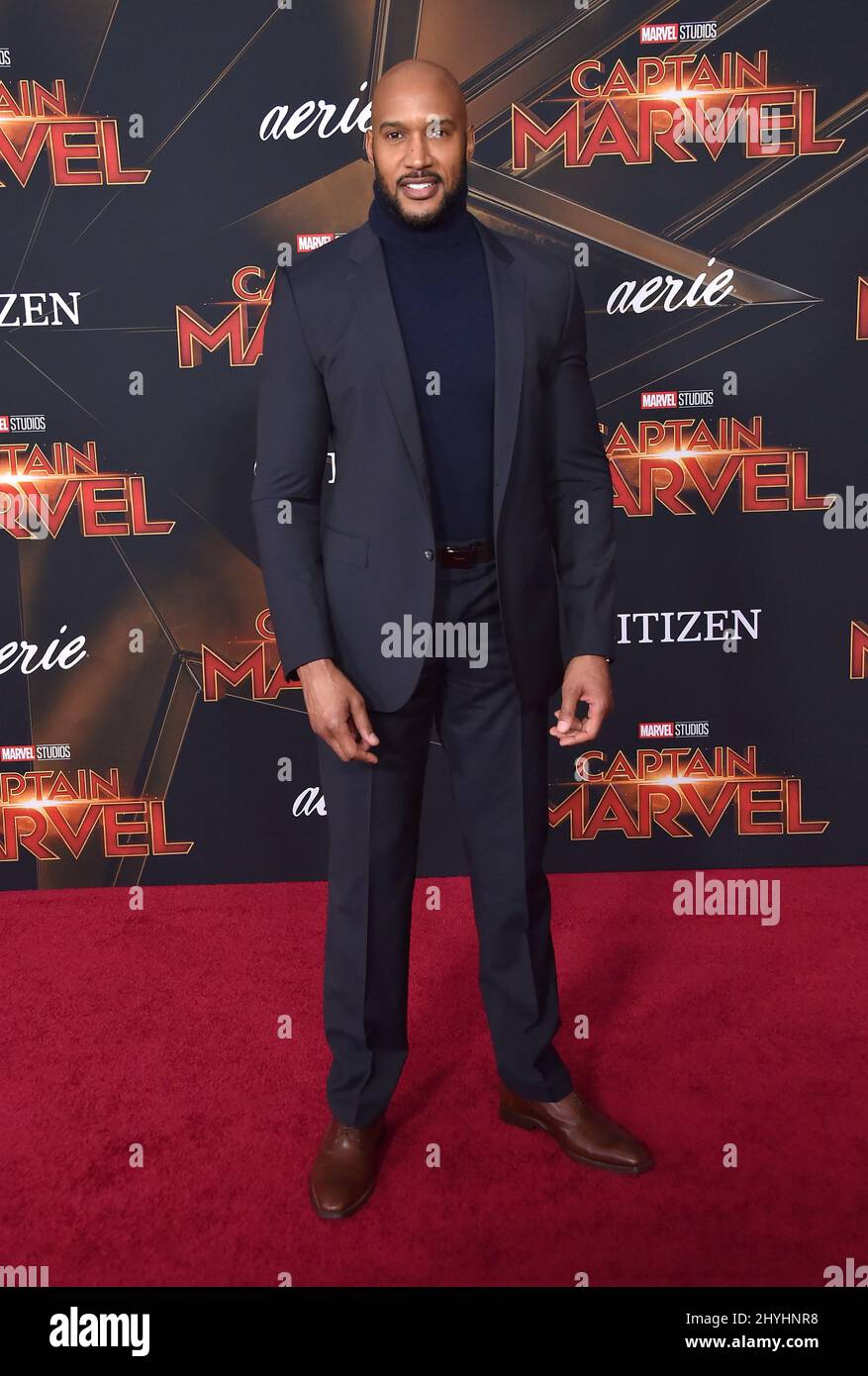 Henry Simmons en el estreno mundial de 'Captain Marvel' celebrado en el Teatro El Capitan el 4 de marzo de 2019 en Hollywood, CA. Foto de stock