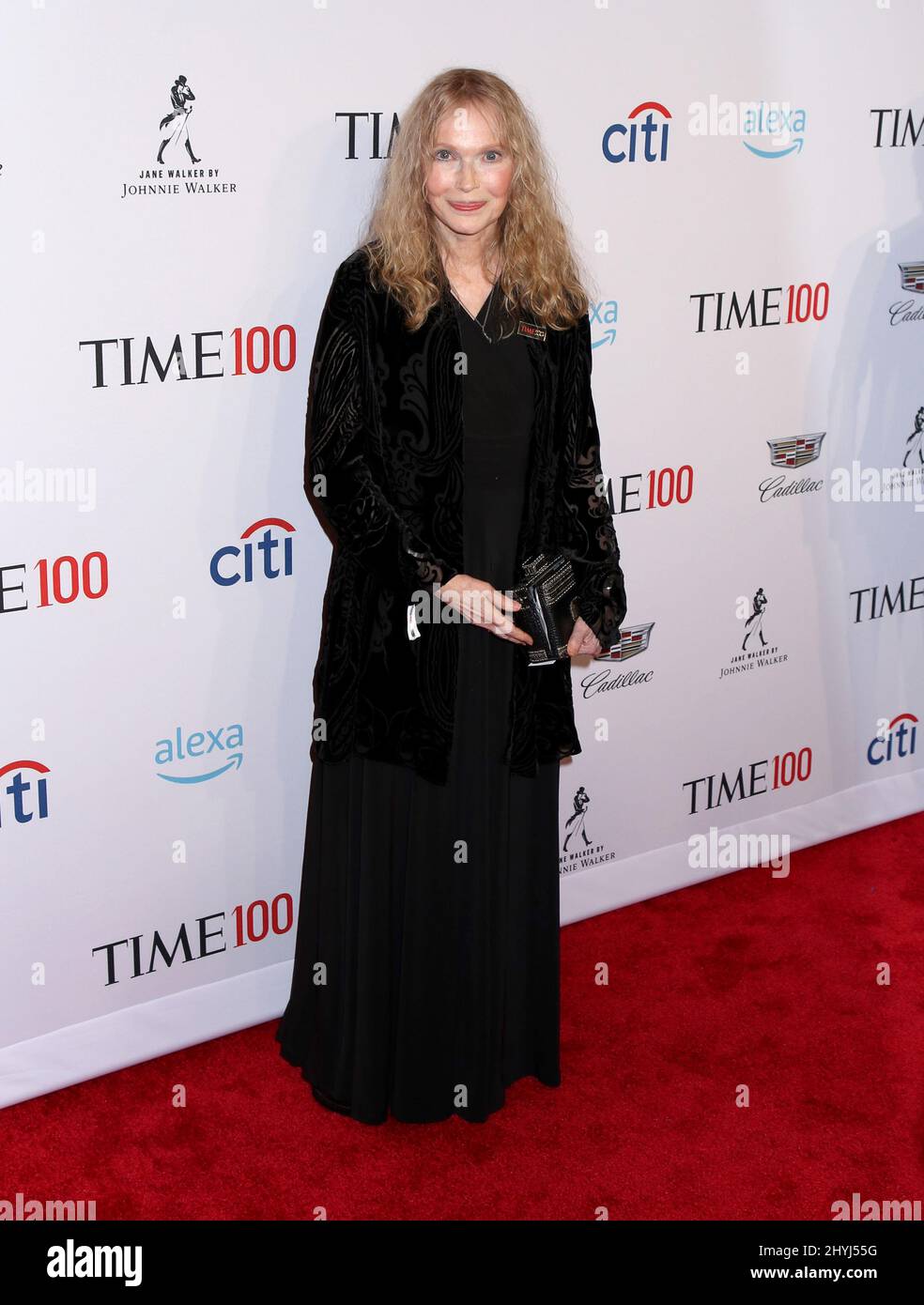 Mia Farrow asiste a la Gala 2019 DE TIME 100 celebrada en Jazz en Lincoln Center en la ciudad de Nueva York Foto de stock