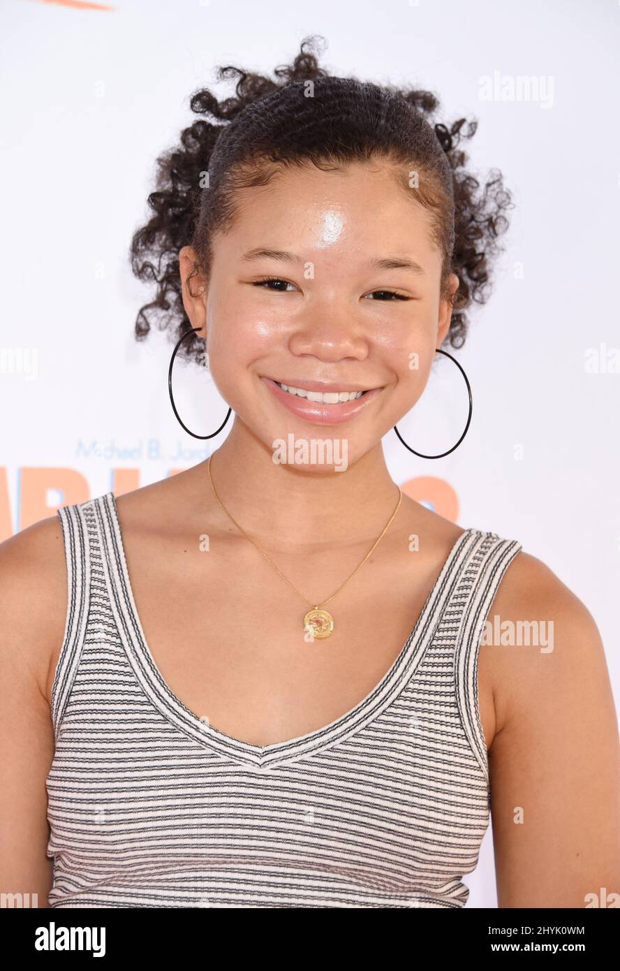 Storm Reid, que asiste a Michael B. Jordan en Michael B. Jordan y Lupus