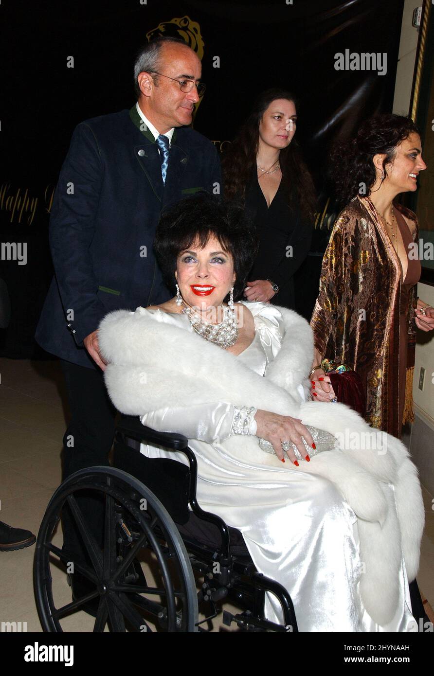 Cumpleaños del Jubileo de Diamante de Elizabeth Taylor en Las Vegas. Foto: Prensa del Reino Unido Foto de stock