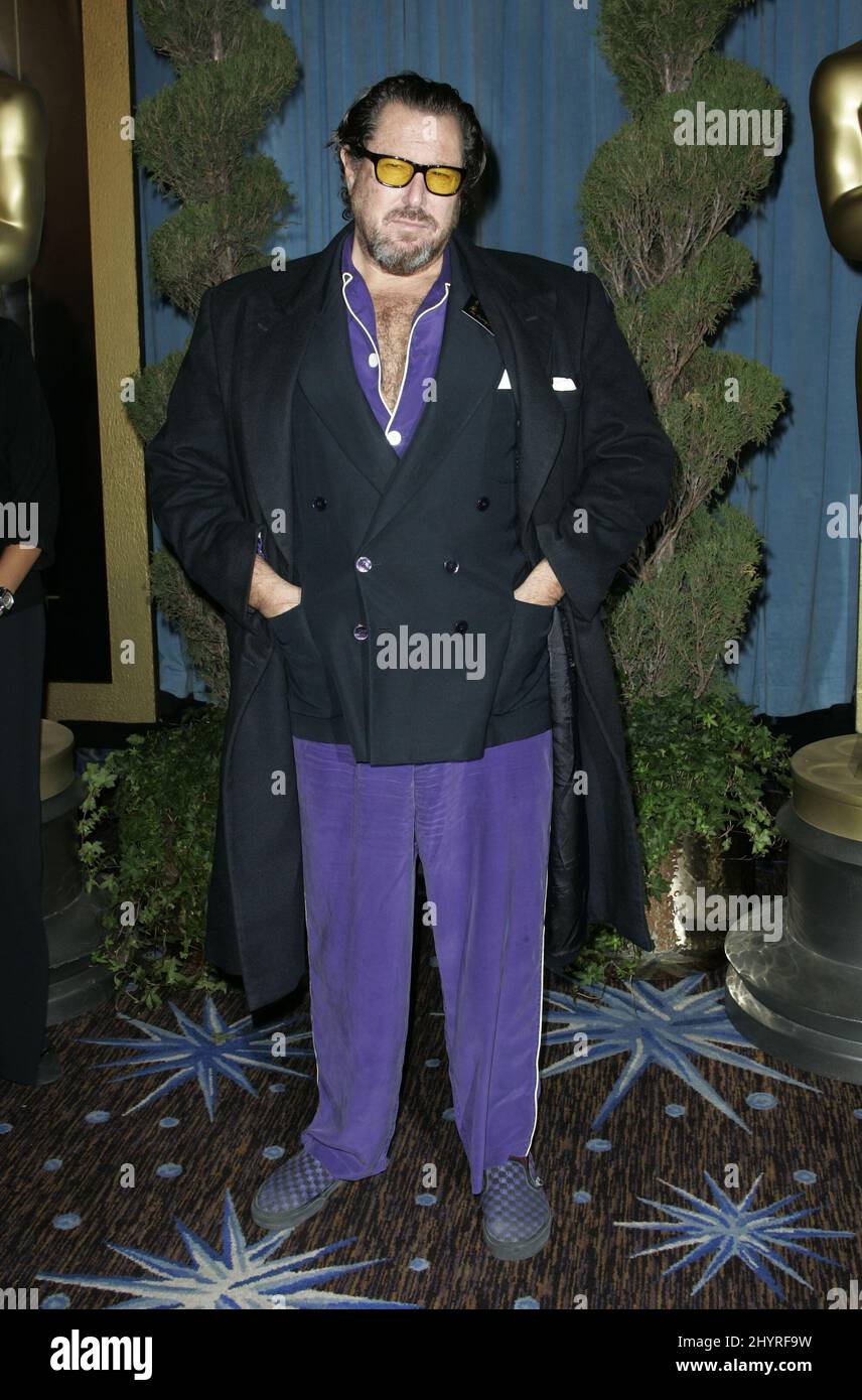Julian Schnabel asiste al almuerzo de los nominados de los Premios de la Academia 80th en el Beverly Hilton Hotel Foto de stock