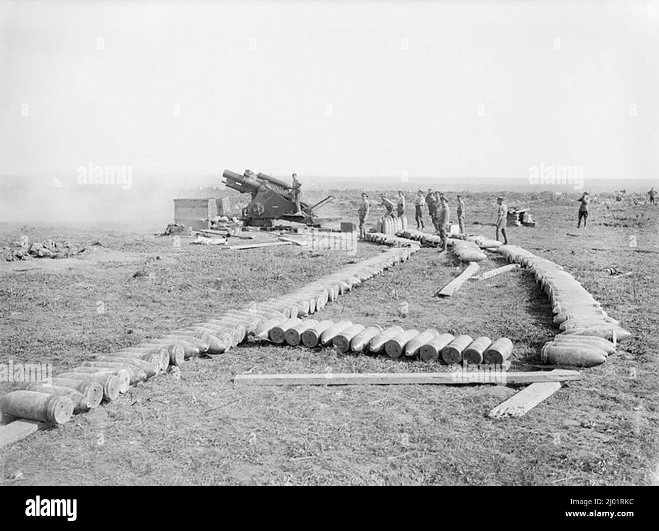 Un howitzer de 9,2 pulgadas de