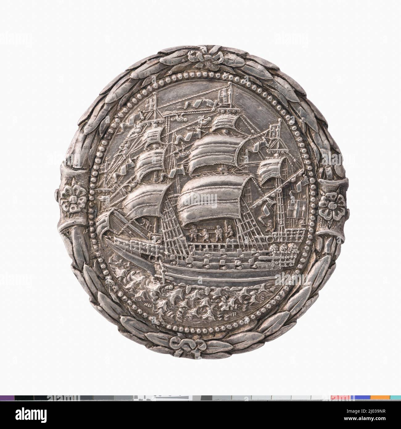 Declaración del Parlamento. Inglaterra, siglo 17th. 1642. Joyas y adornos; medallas. Electrotipo ? Plata Foto de stock