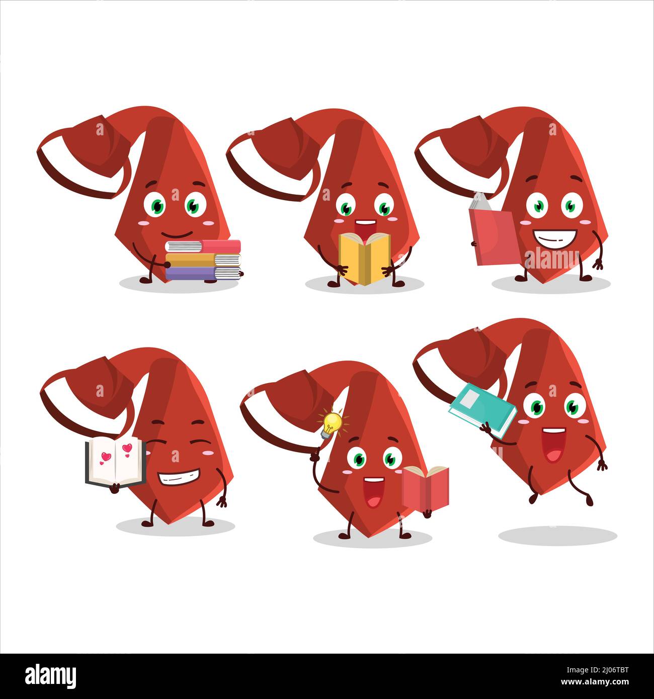 Lazo Rojo - una ilustración de dibujos animados de un lazo Rojo