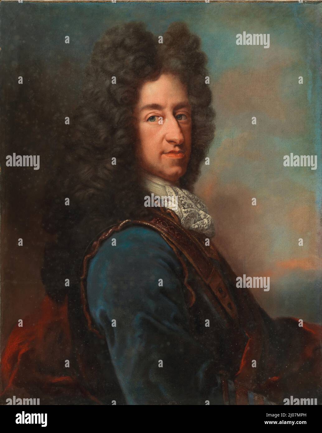 Maximiliano II Emanuel, elector de Baviera (1662-1726). Museo: COLECCIÓN PRIVADA. Autor: JOSEPH VIVIEN. Foto de stock