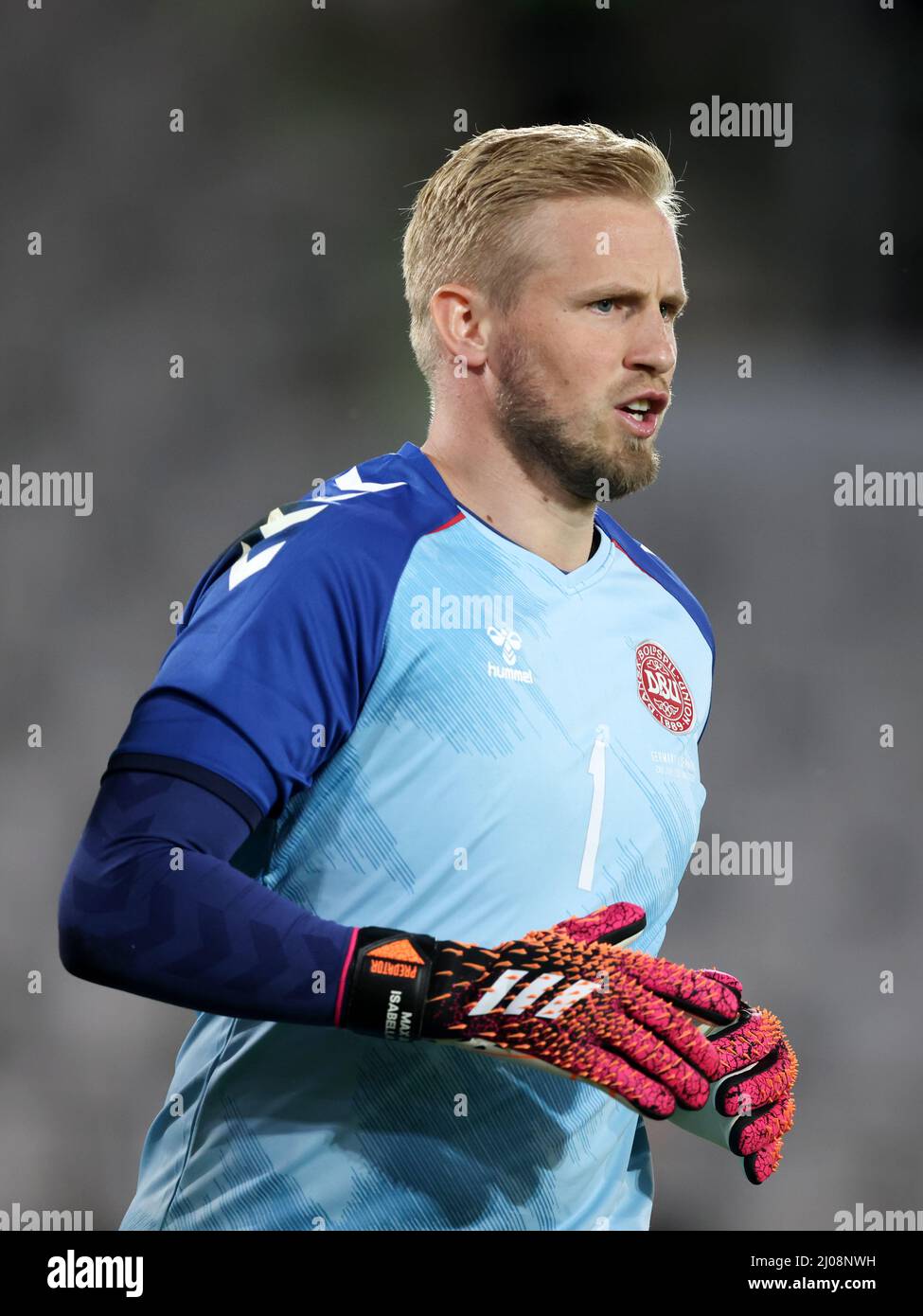 Kasper Schmeichel Fussball LŠnderspiel Deutschland - DŠnemark 1:1 © diebilderwelt / Alamy Stock Foto de stock