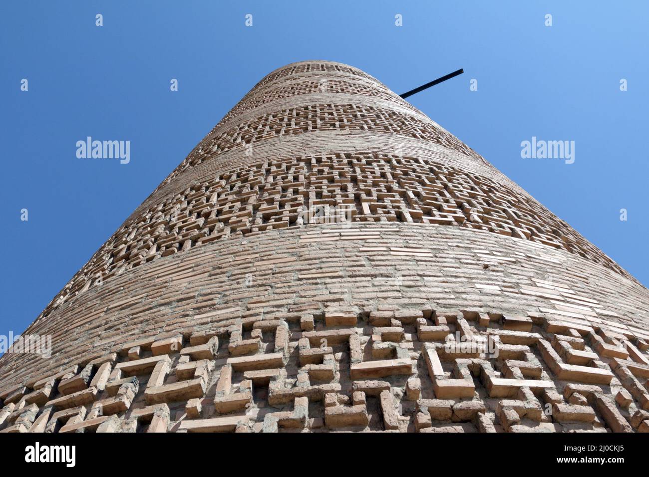 Torre Burana, Tokmak, Kirguistán Foto de stock