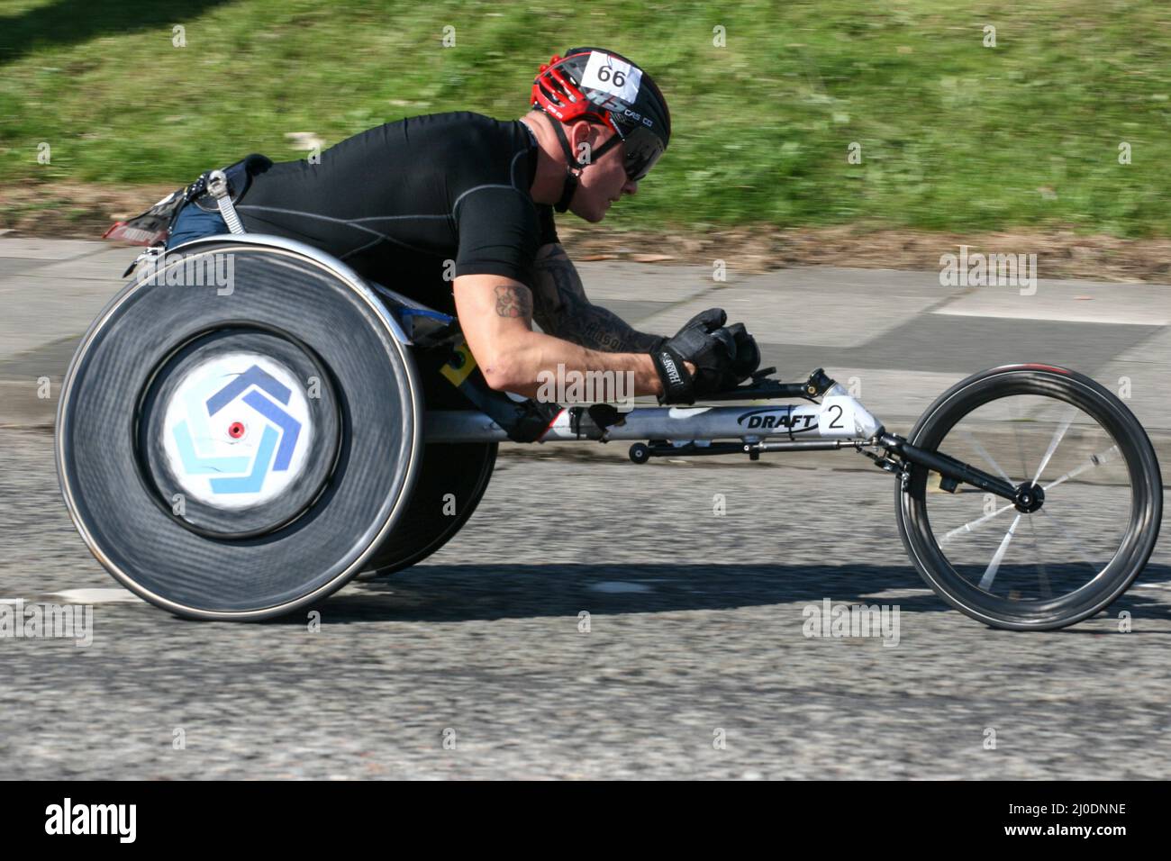 David Weir (atleta paralímpico) Foto de stock