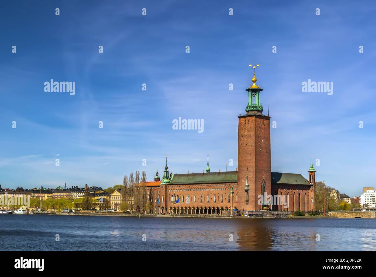 El Ayuntamiento de Estocolmo, Suecia Foto de stock