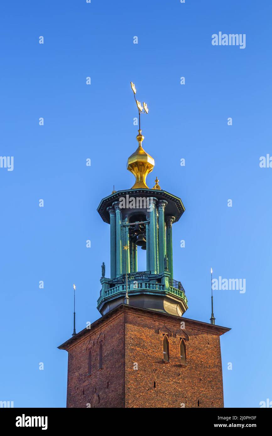 El Ayuntamiento de Estocolmo, Suecia Foto de stock