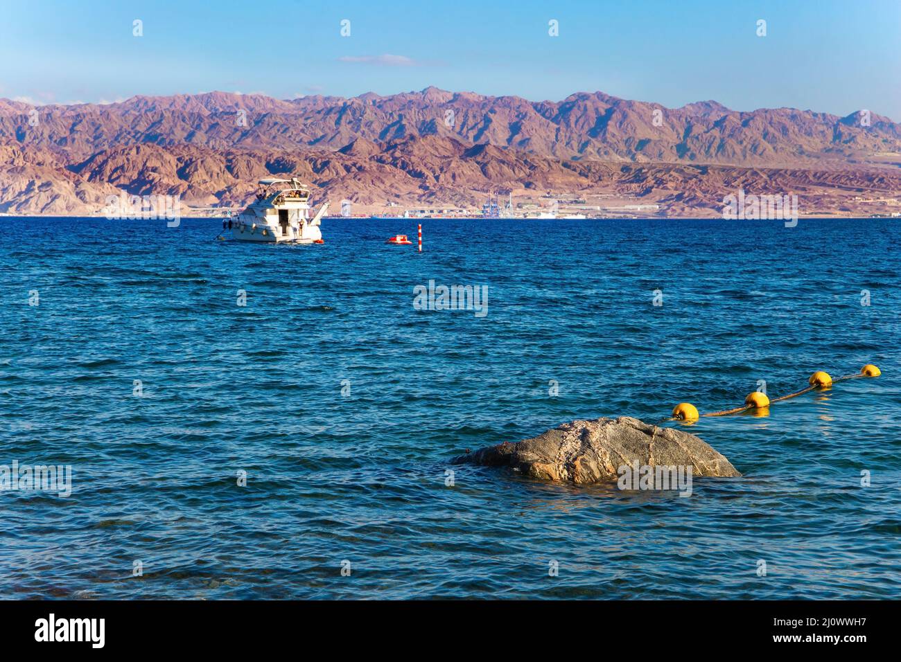 Bahías de Eilat Foto de stock