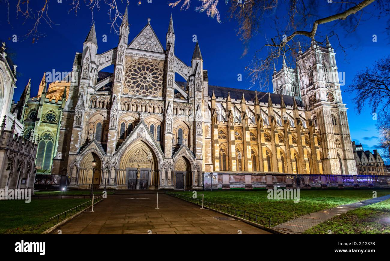 La Abadía de Westminster, London Foto de stock