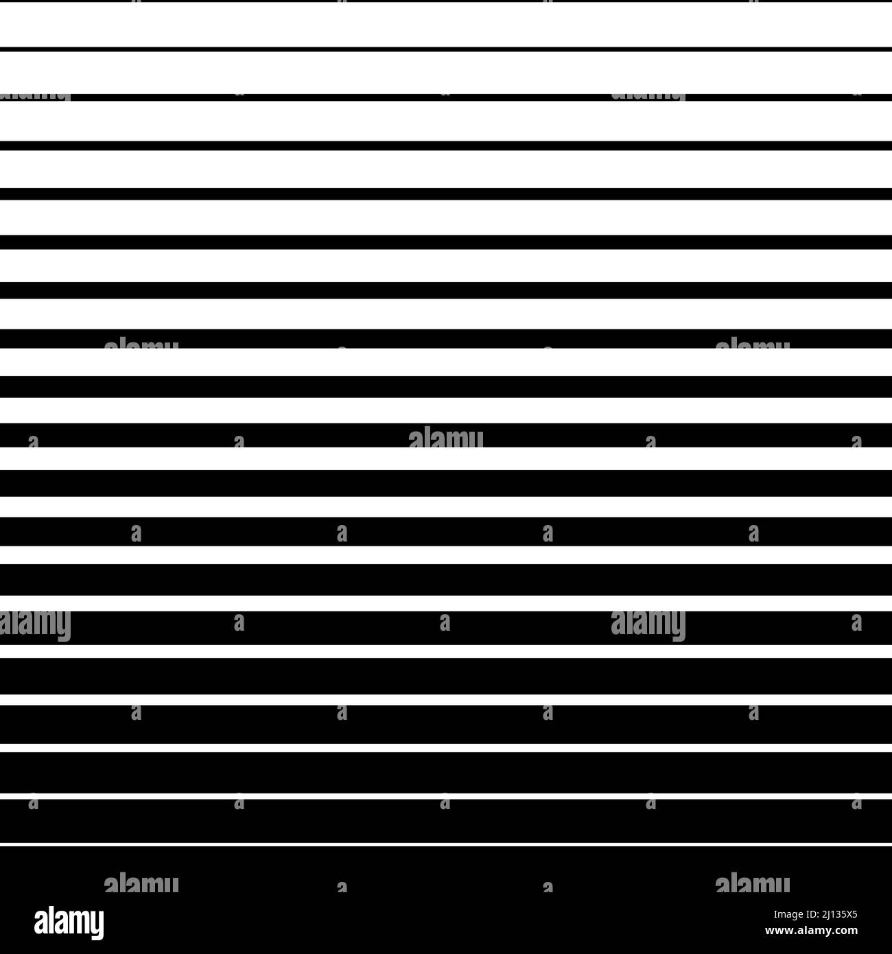 Líneas horizontales rayas degradado patrón de semitonos, fondo monocromo digital Ilustración del Vector