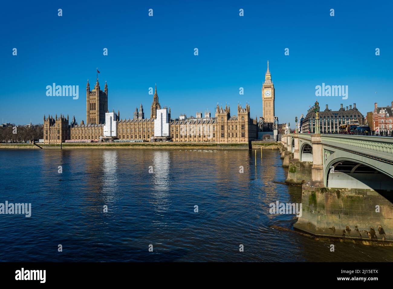 La casa del Parlamento, London, UK Foto de stock