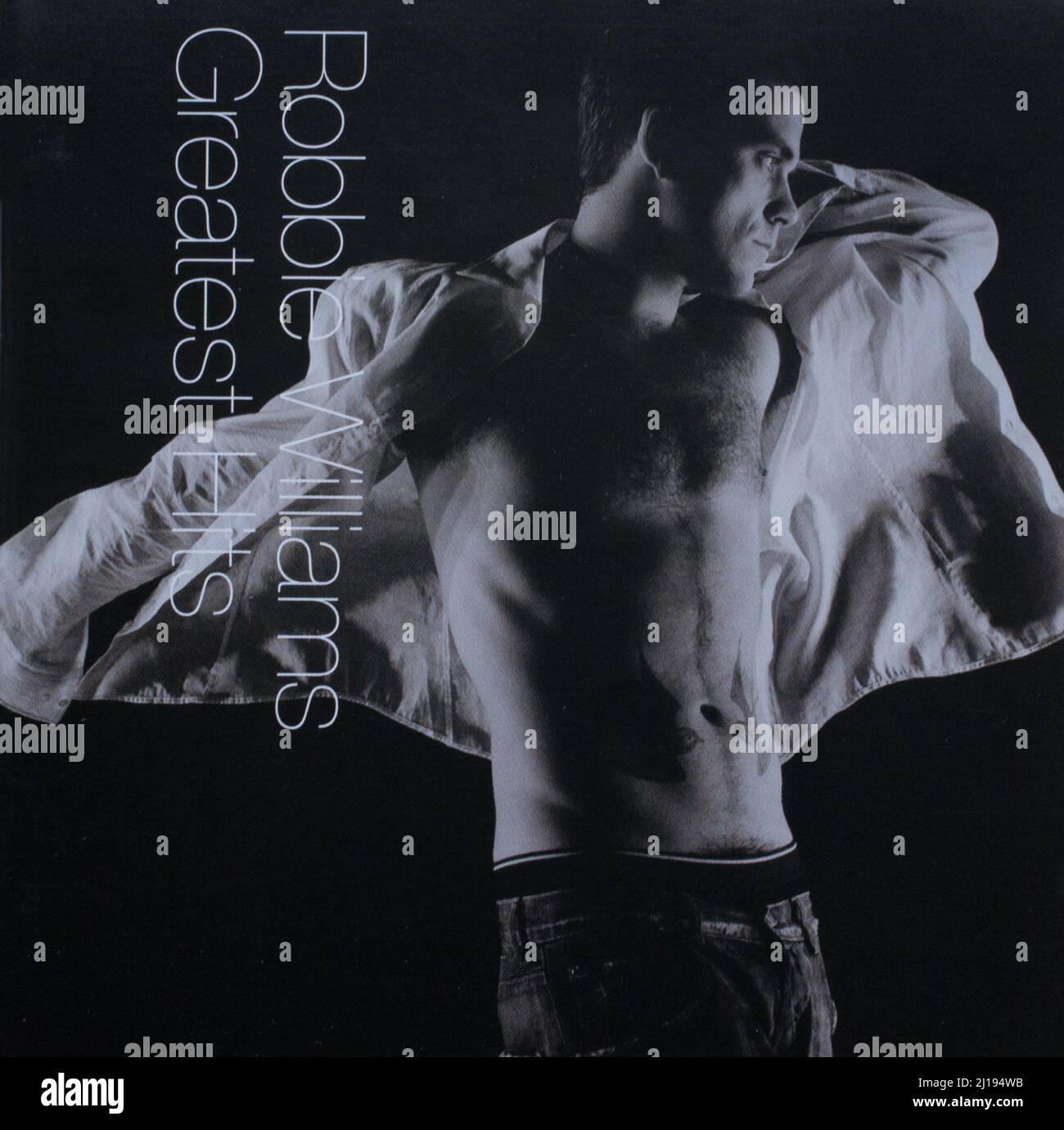 La portada del álbum de CD de Robbie Williams Greatest Hits Fotografía de  stock - Alamy