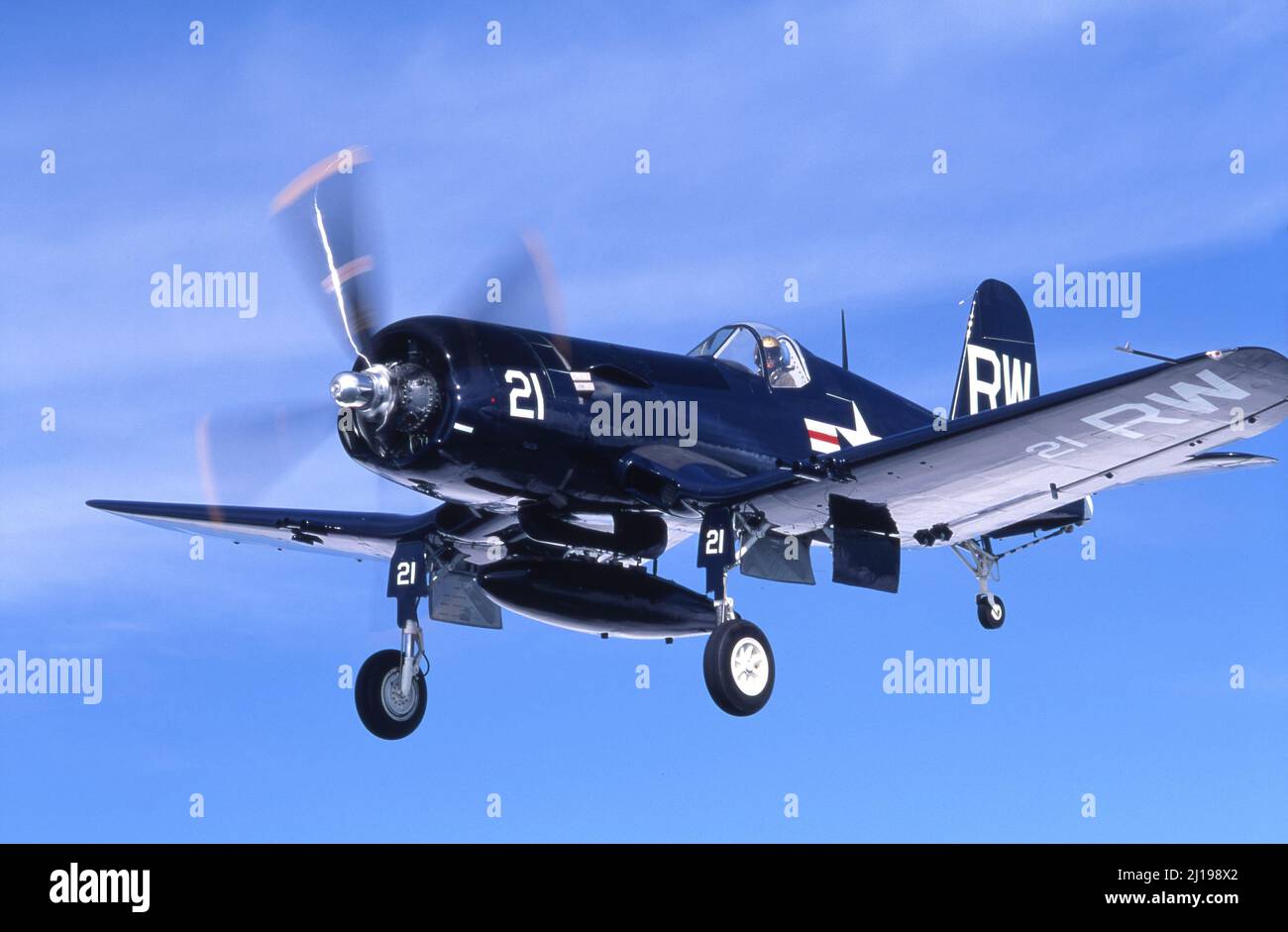 Los aviones de combate de la Segunda Guerra Mundial Vought Corsairs,  utilizados por los Marines y la Marina de los . Y muchos otros países  aliados Fotografía de stock - Alamy