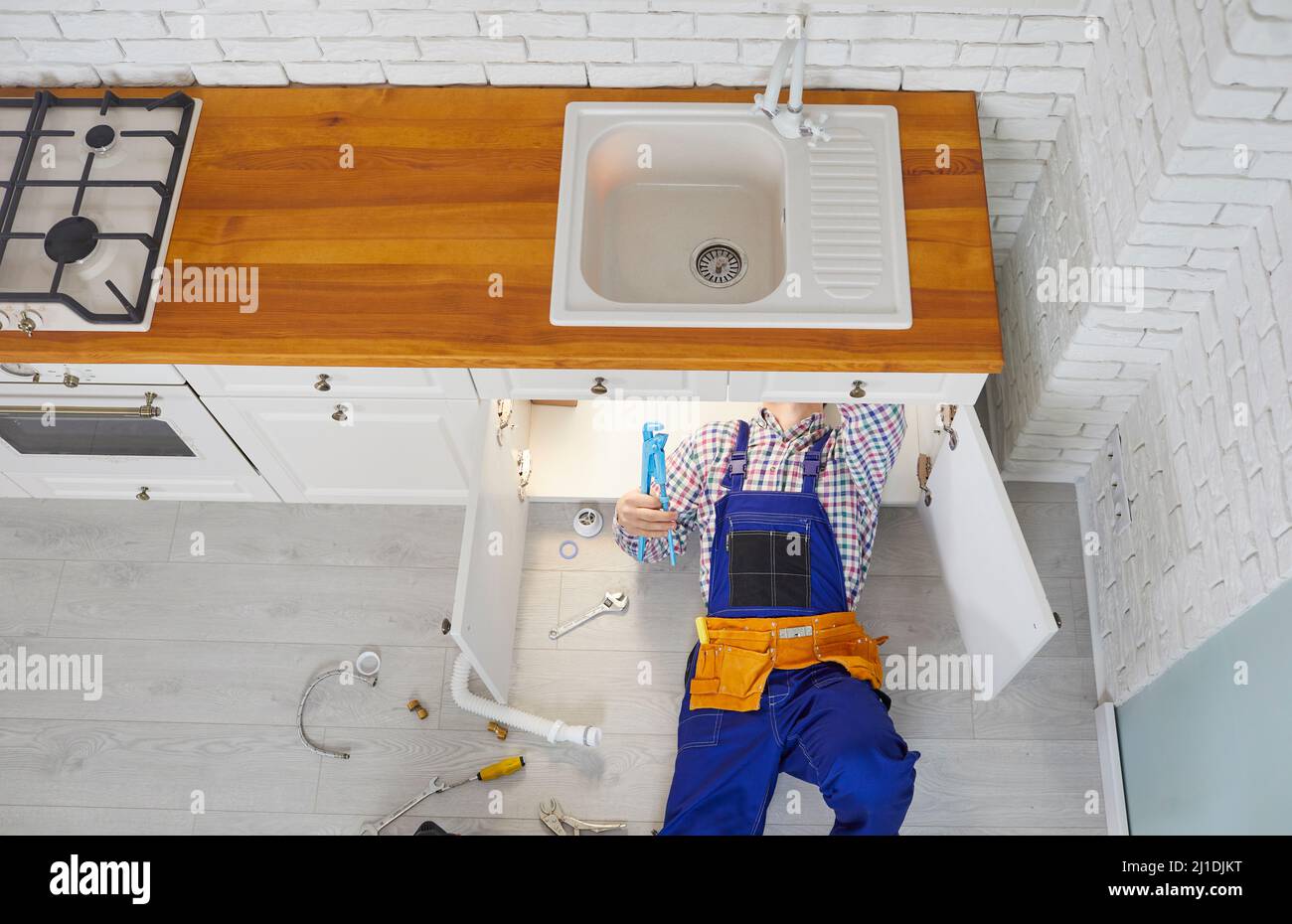 Fregadero de la cocina desagüe fotografías e imágenes de alta resolución -  Alamy