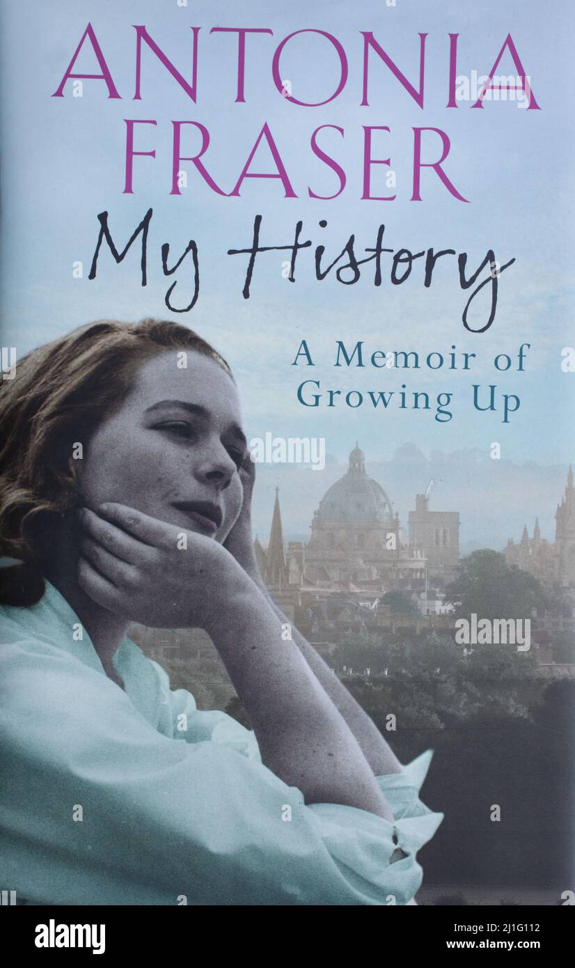 El libro, Mi historia, una memoria de crecer por Antonia Fraser Foto de stock
