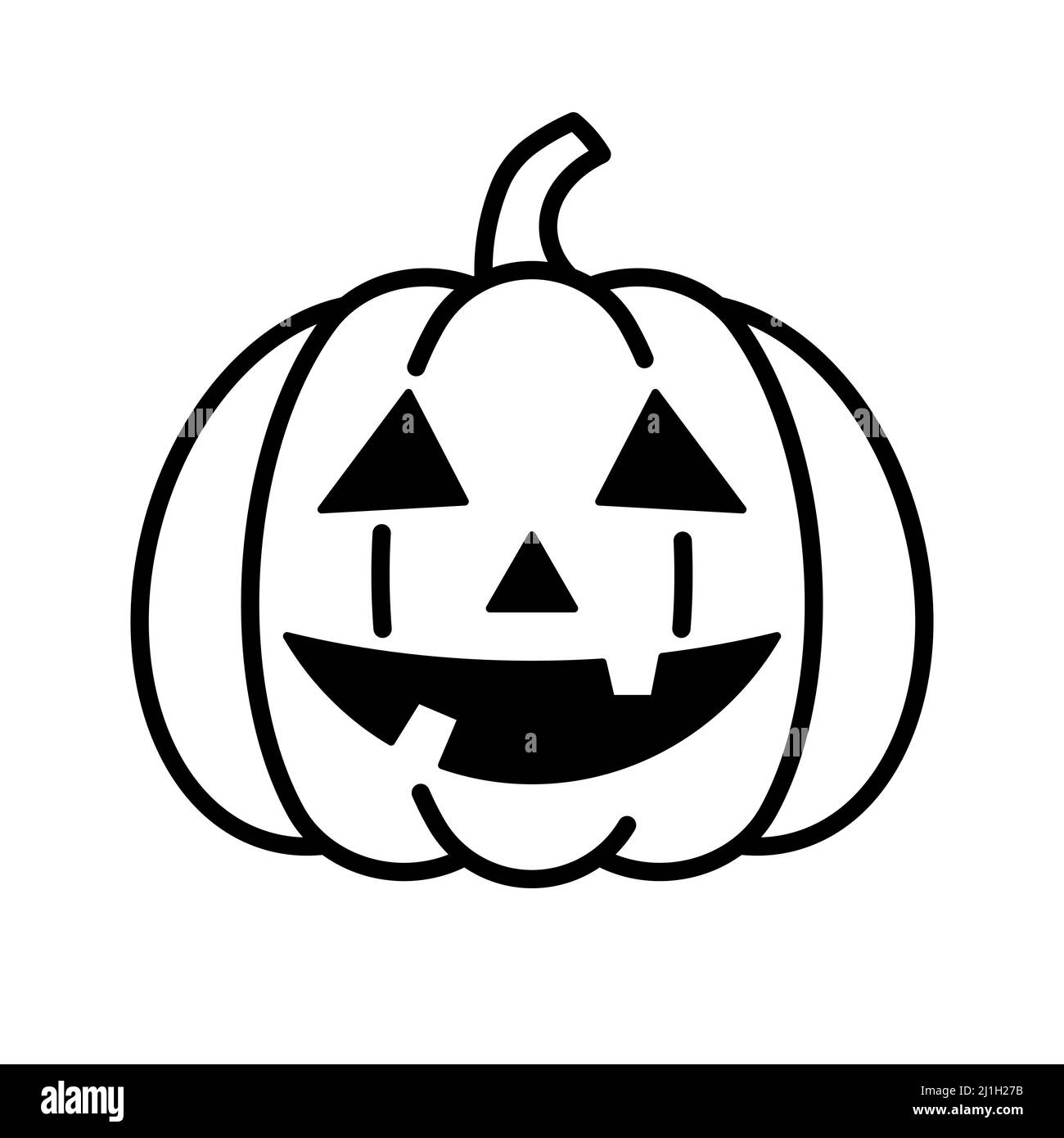 Pumpkin sticker Imágenes de stock en blanco y negro - Alamy