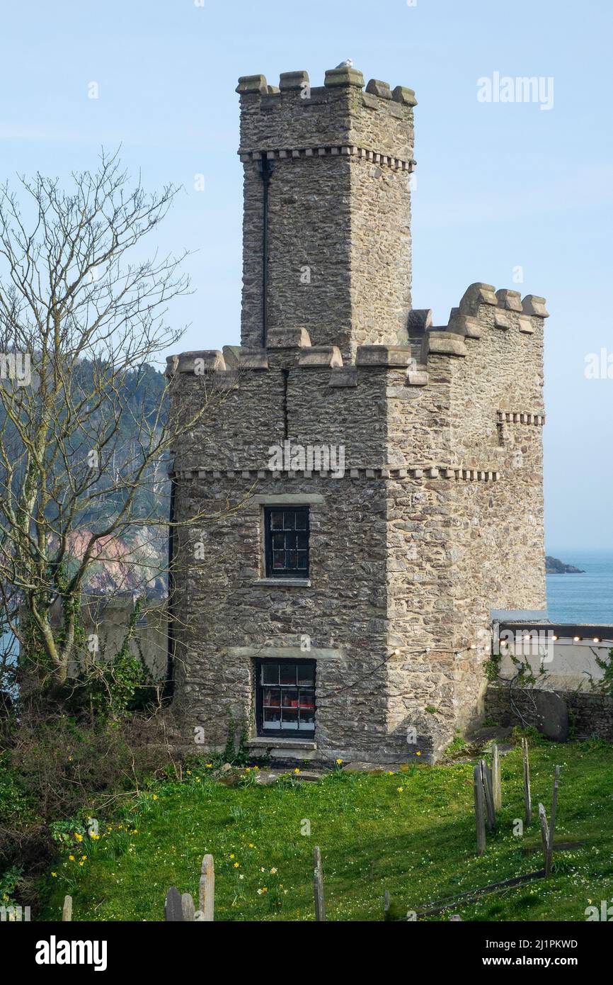 Inglaterra, Devon, Dartmouth, castillo Foto de stock