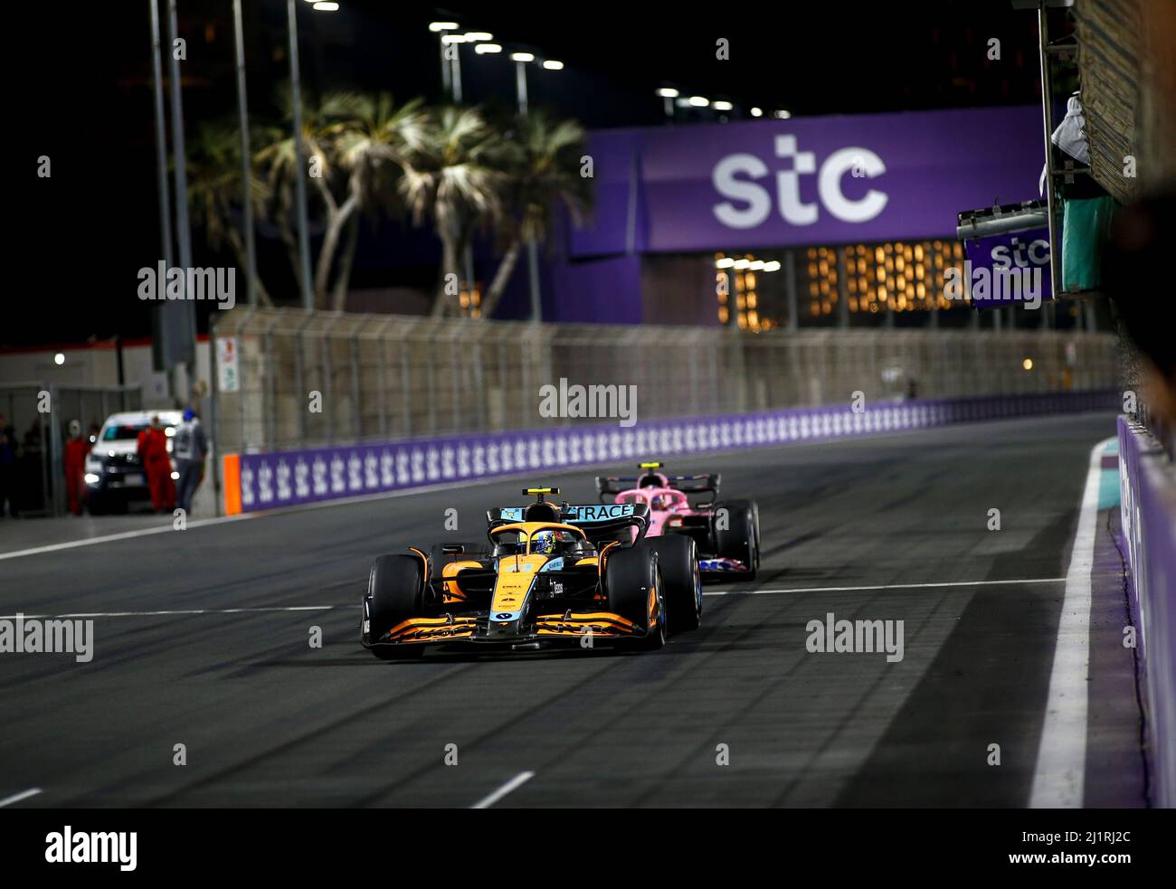 Jeddah, Arabia Saudita. 27th Mar, 2022. #4 Lando Norris (GBR, McLaren F1 Team), Gran Premio de Arabia Saudita de F1 en el Circuito Jeddah Corniche el 27 de marzo de 2022 en Jeddah, Arabia Saudita. (Foto por DOS) Crédito: dpa/Alamy Live News Foto de stock
