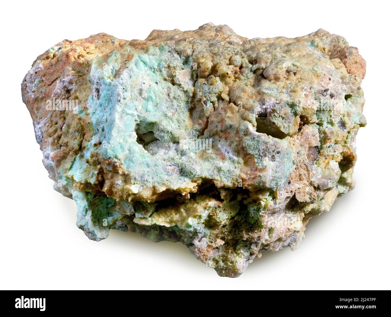Garnierite (mineral de níquel) Foto de stock