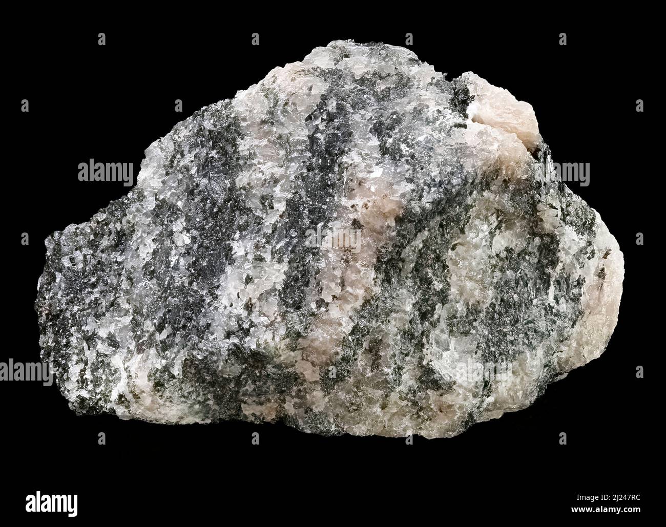 Hornblende Granite, Igneous Rock, Ottawa, Canadá Foto de stock
