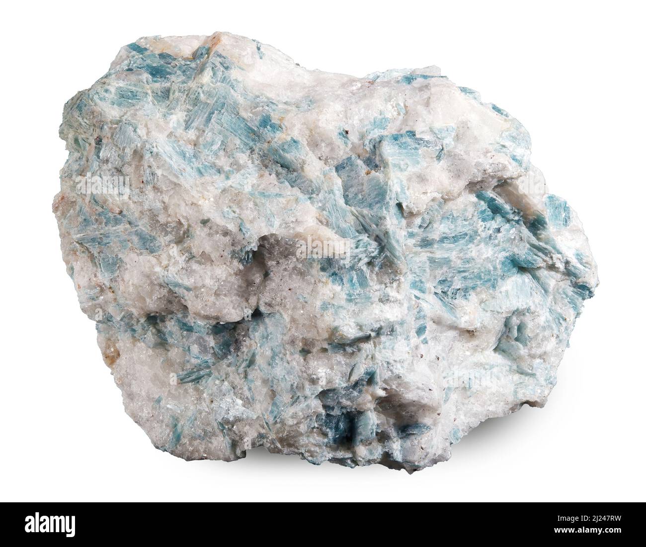 Kyanite (roca metamórfica) Foto de stock