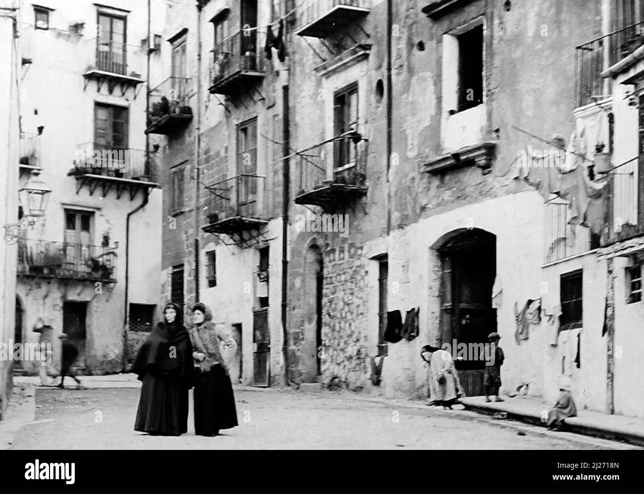 Monreale, Palermo, Sicilia, Italia, a principios de 1900s Foto de stock