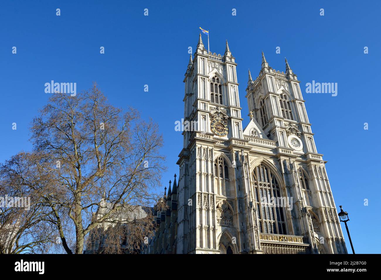 Westminster Abbey, Dean's Yard, Londres, Reino Unido Foto de stock
