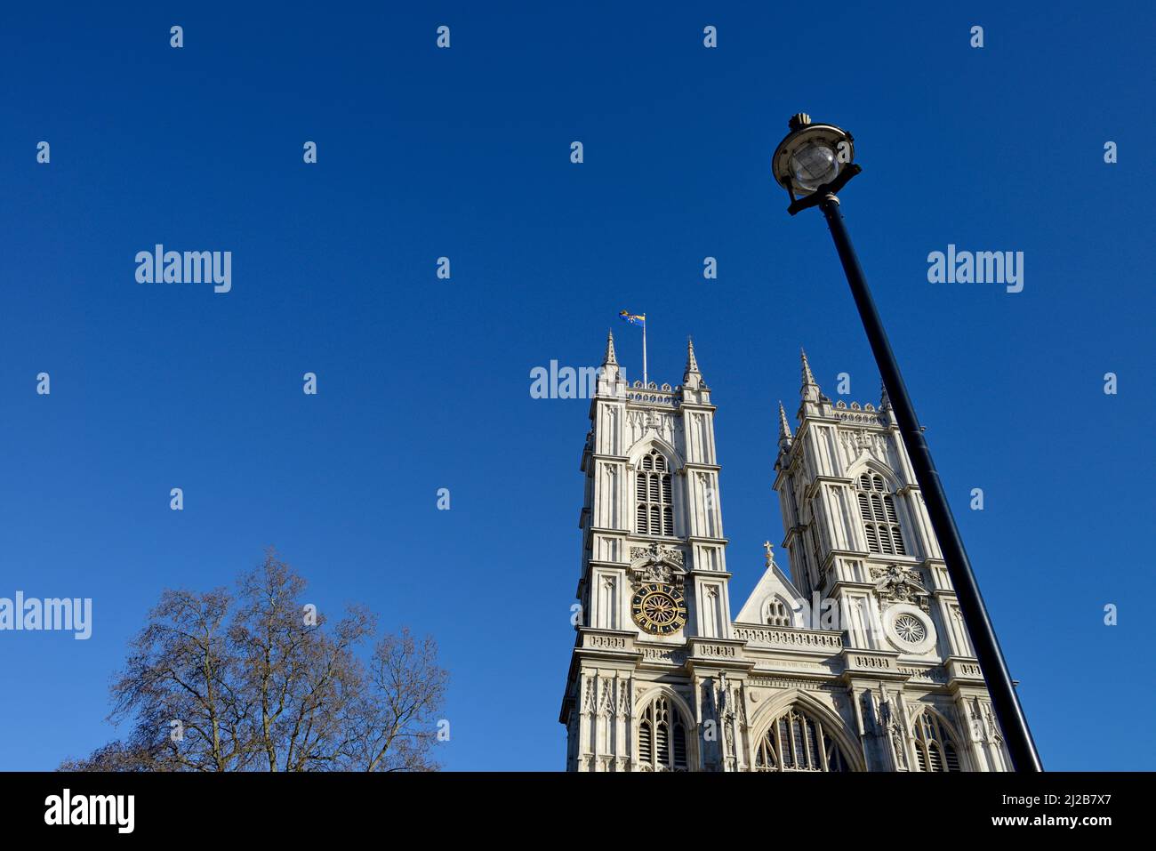 Westminster Abbey, Dean's Yard, Londres, Reino Unido Foto de stock