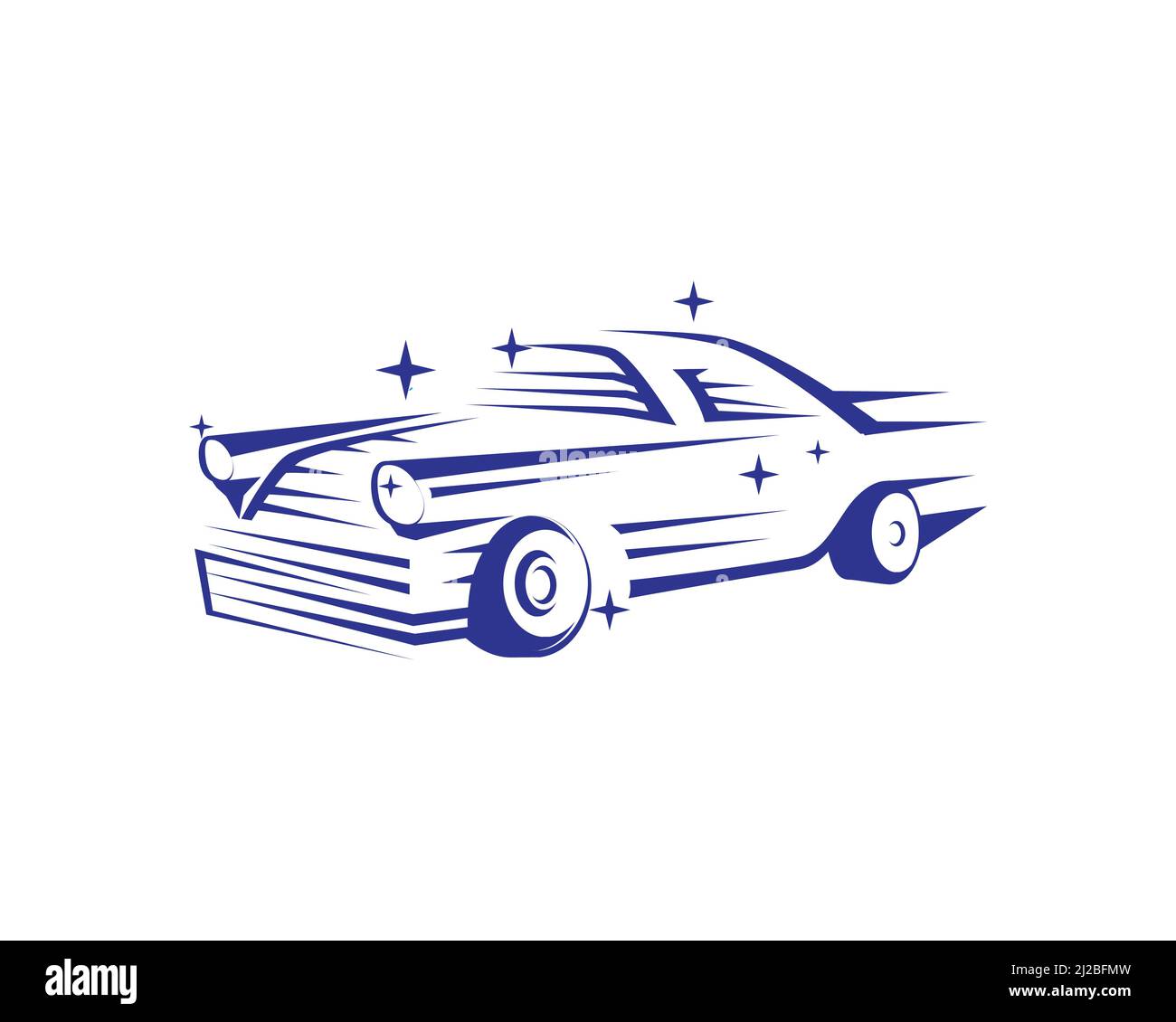 Automóvil antiguo, lavado de coches y vector de automóviles espumoso Ilustración del Vector