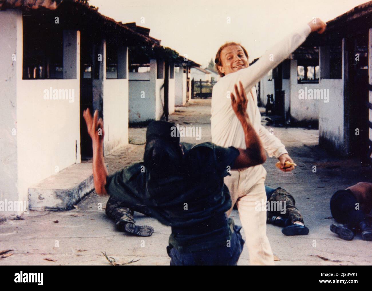 El actor italiano Terence Hill en la película Double Trouble, USA 1984