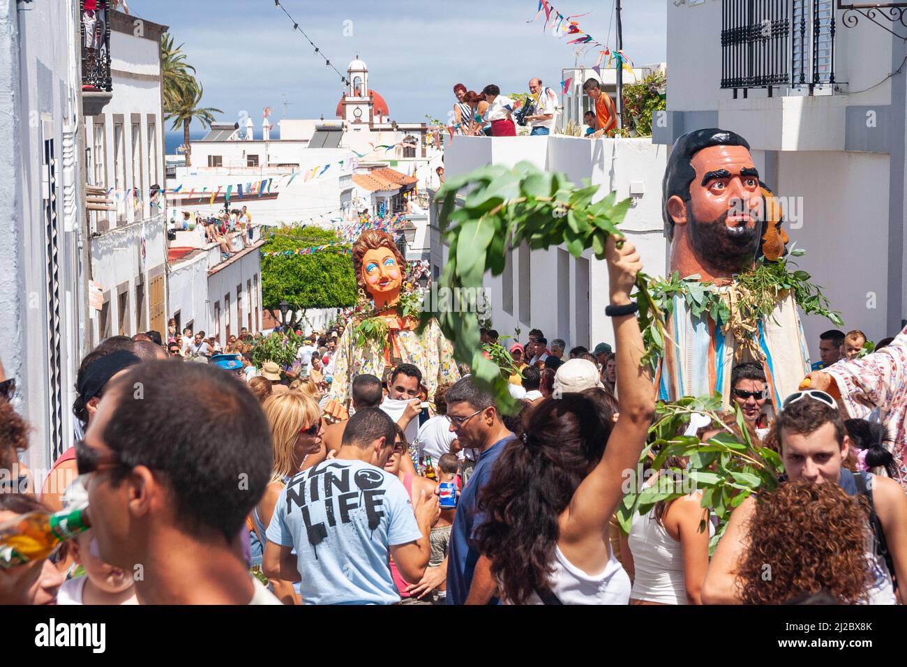 Fiesta de la Rama, Agaete, Gran Canaria, Islas Canarias, España Fotografía  de stock - Alamy