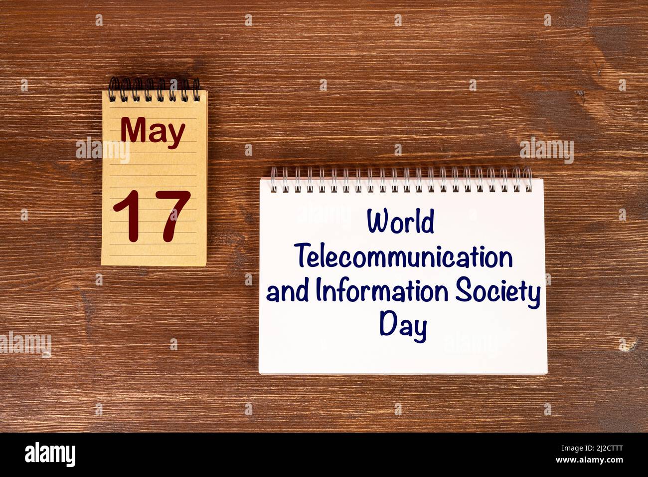 Celebración del Día Mundial de las Telecomunicaciones y la Sociedad de la Información el 17 de mayo Foto de stock