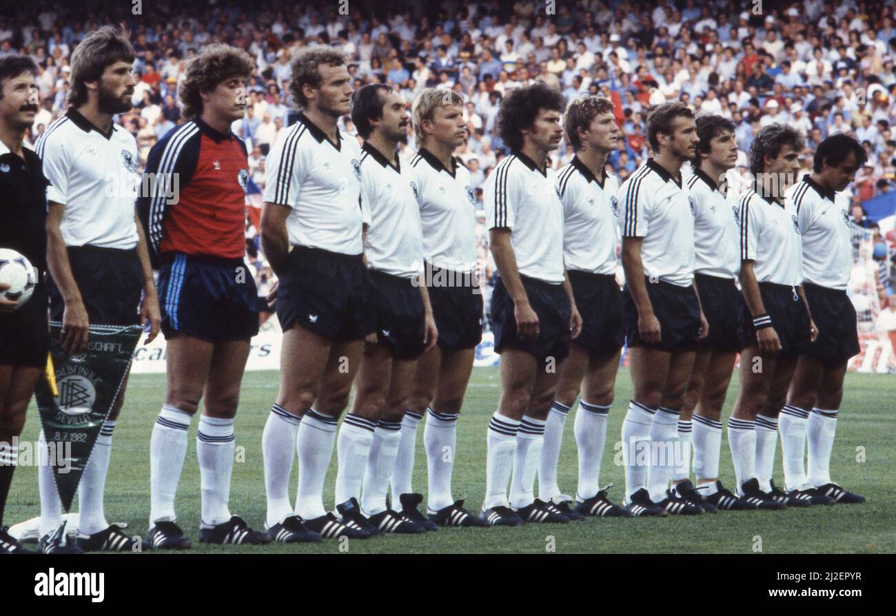 Mundial futbol españa 1982 francia fotografías e imágenes de alta