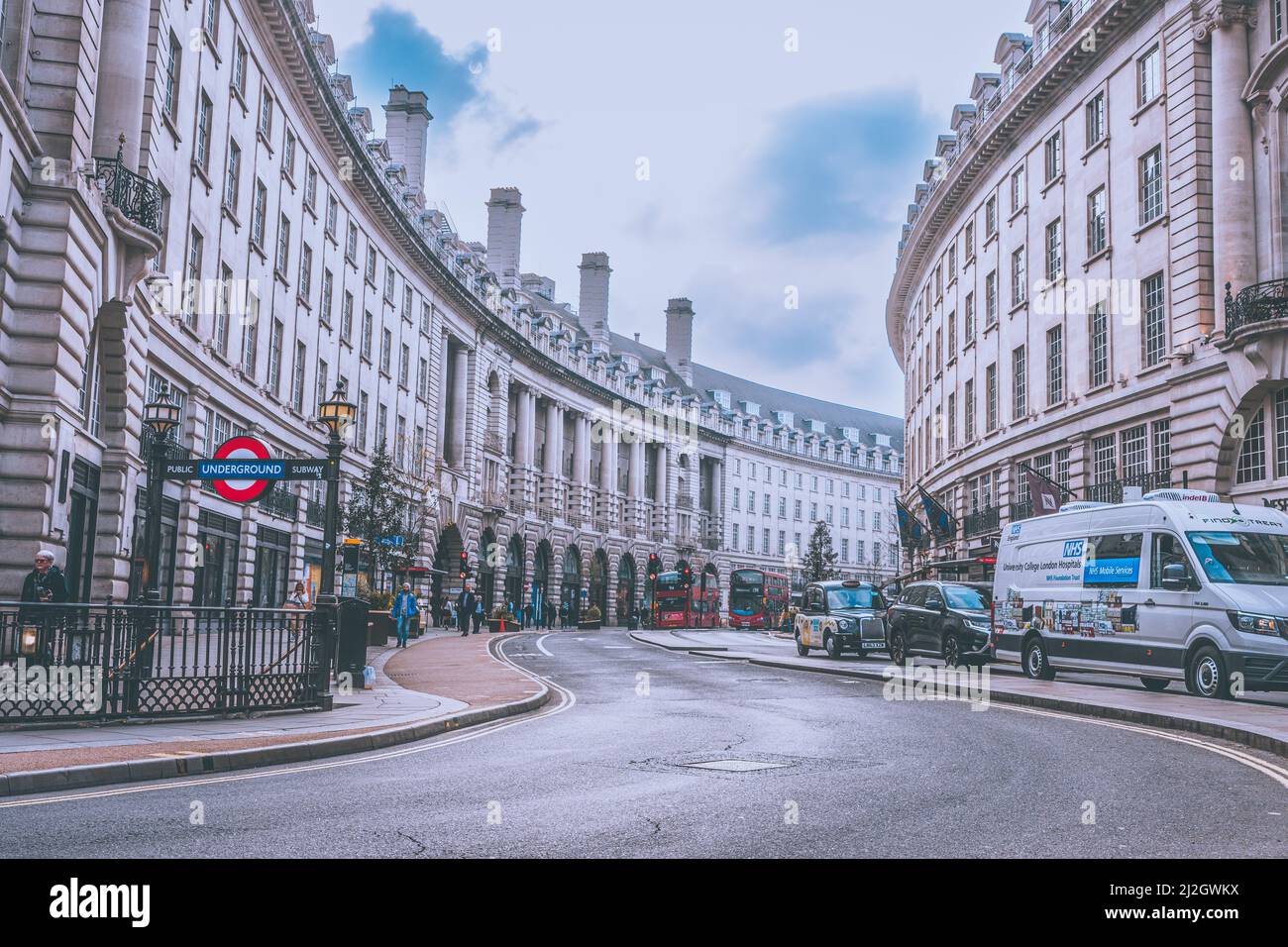 Regent Street, Londres Foto de stock