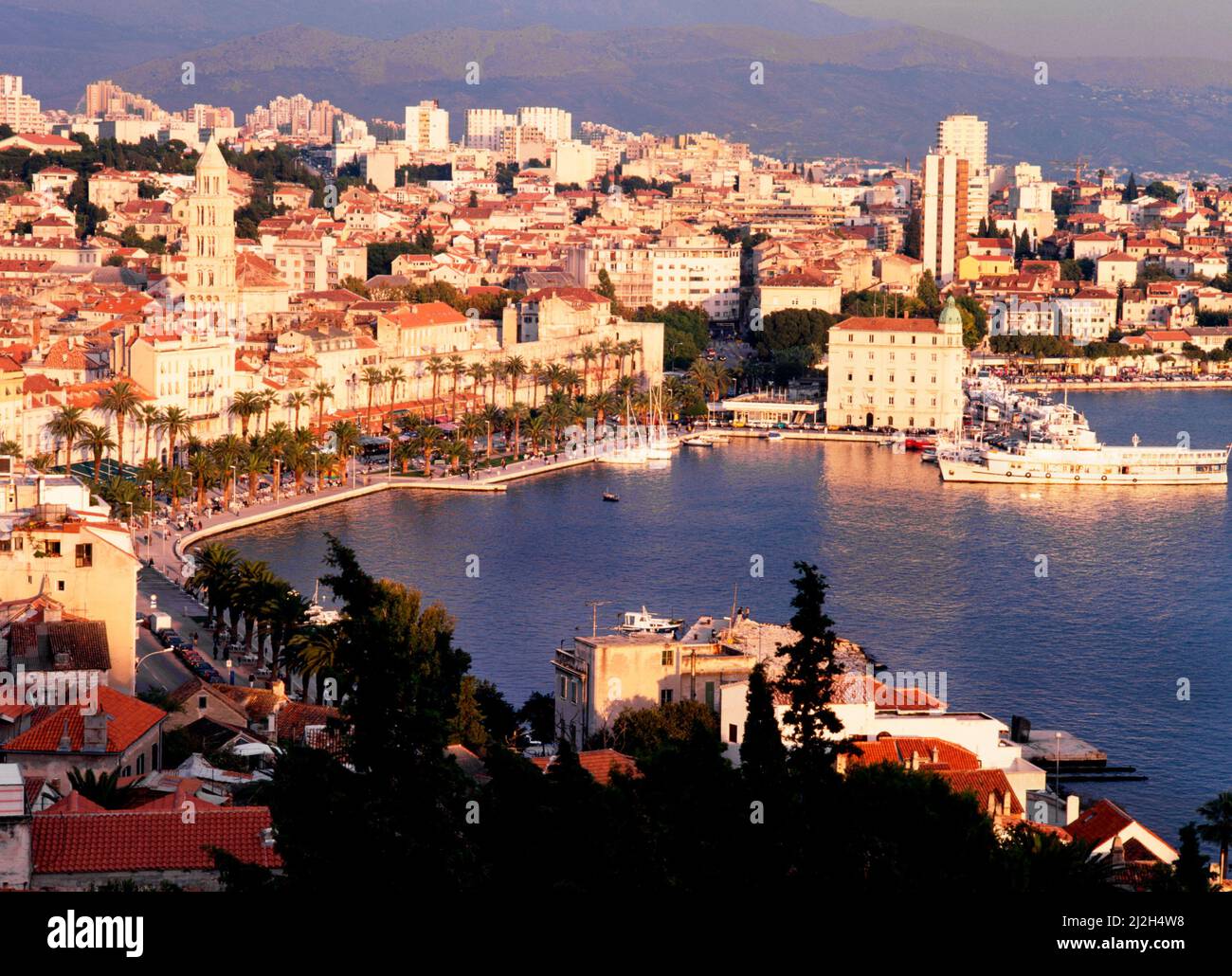 Ciudad de Split, Croacia Foto de stock