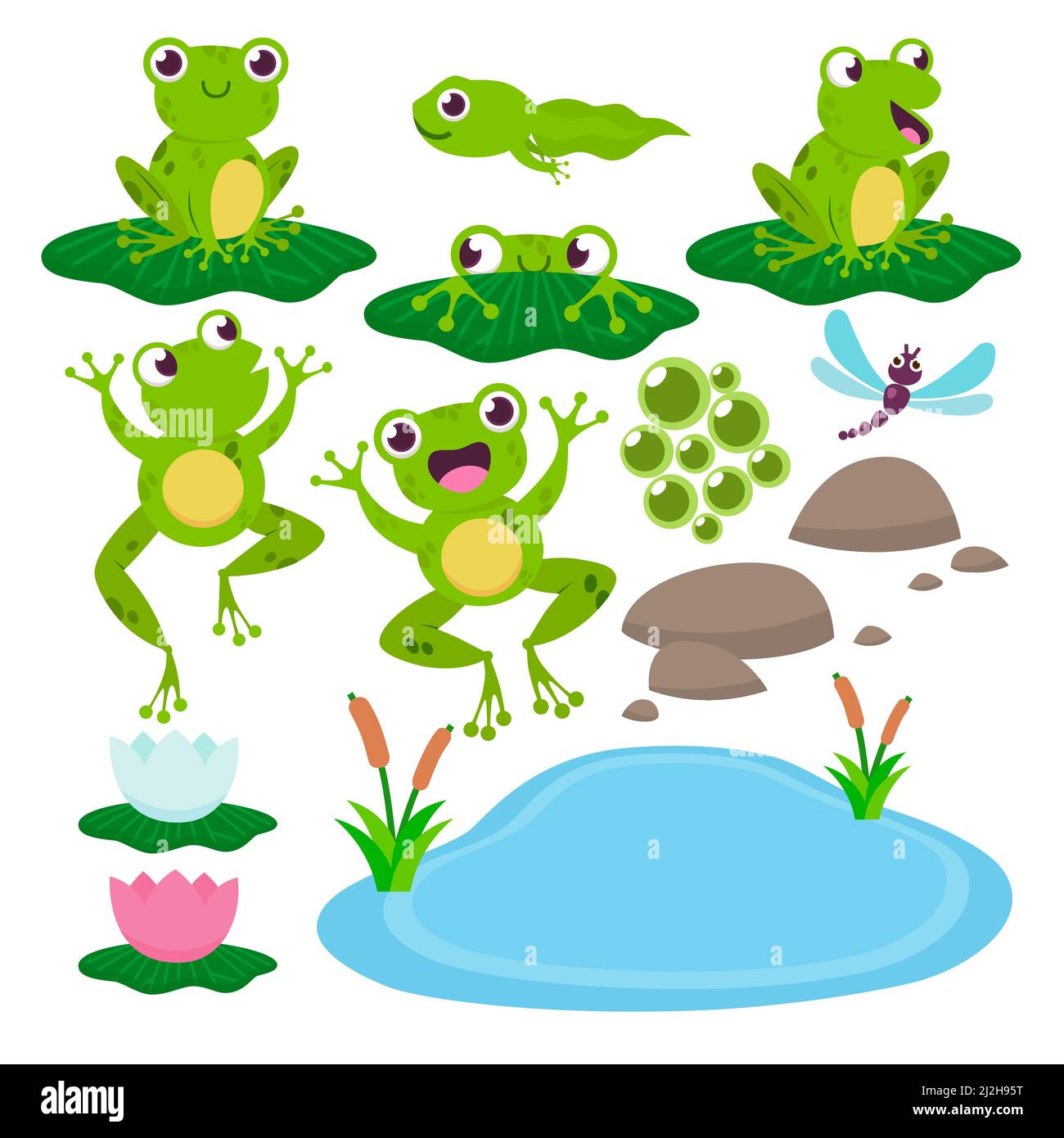 Dibujos animados de ranas fotografías e imágenes de alta resolución - Alamy