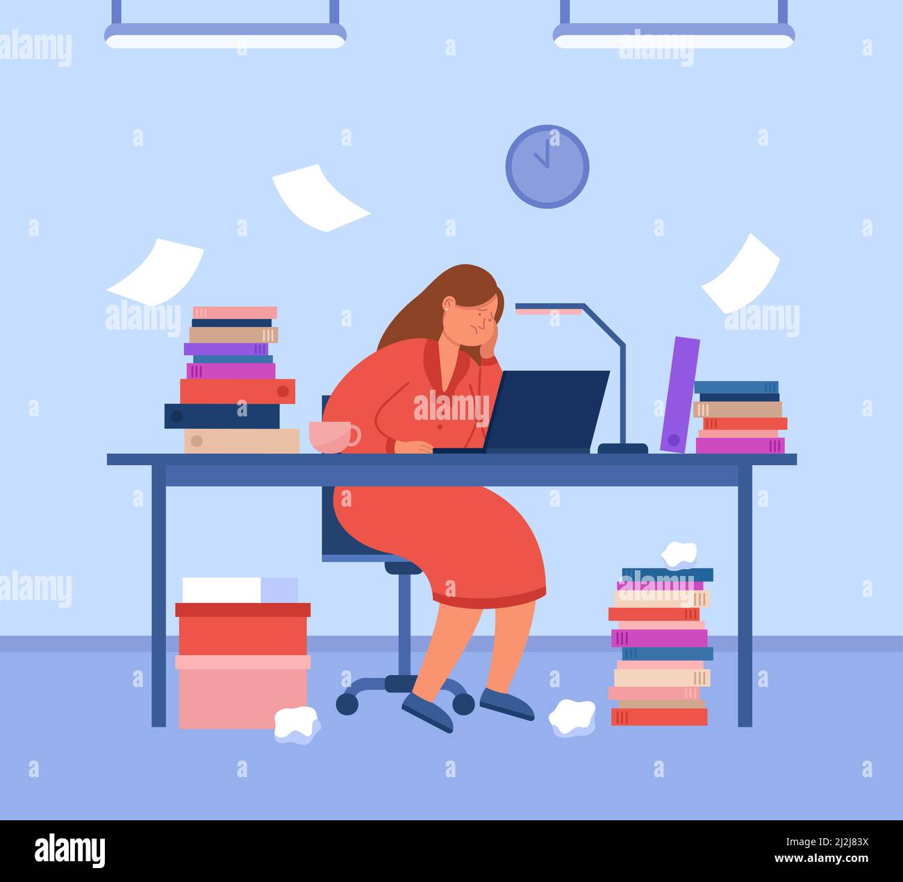 El concepto de trabajo Imágenes vectoriales de stock Alamy