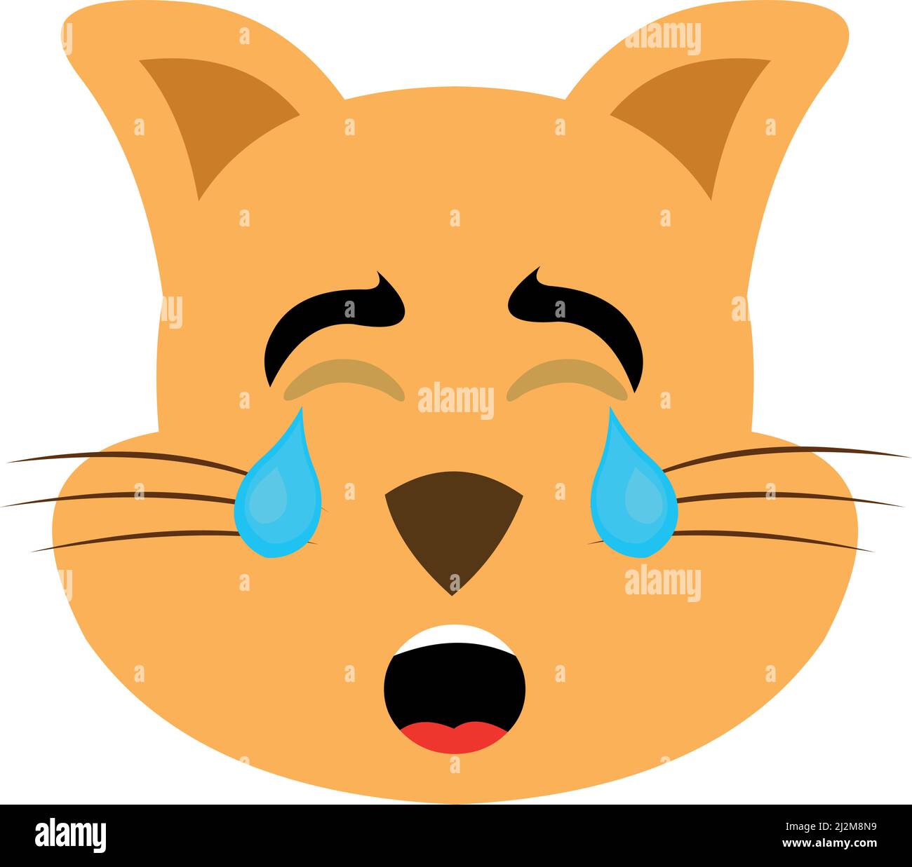 Lágrimas de gato Imágenes vectoriales de stock - Alamy